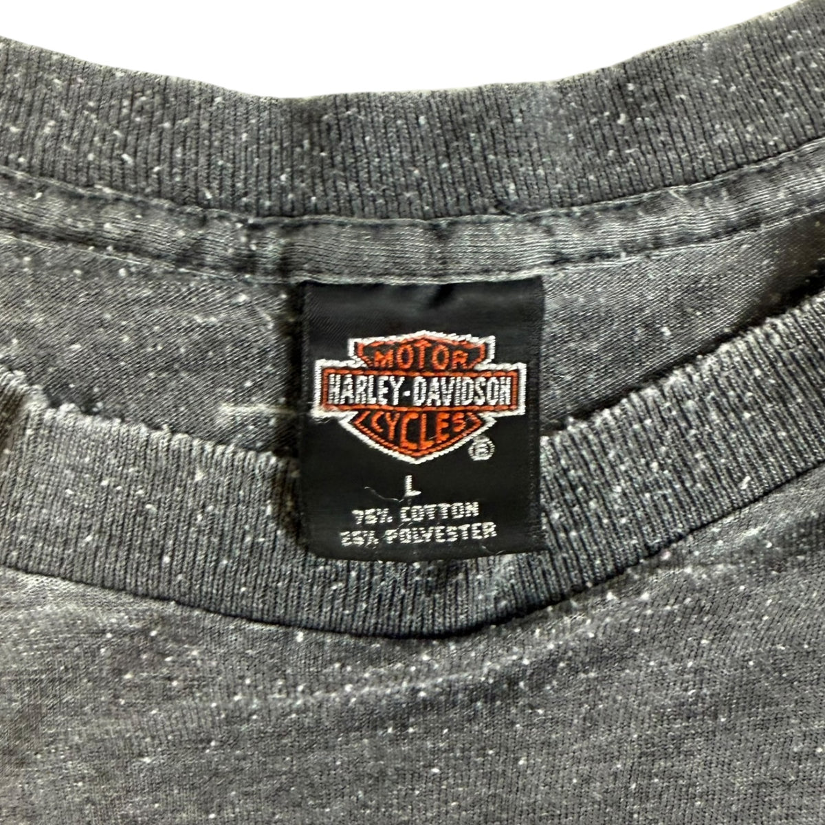Vintage Harley Davidson Boston T-Shirt Grey
