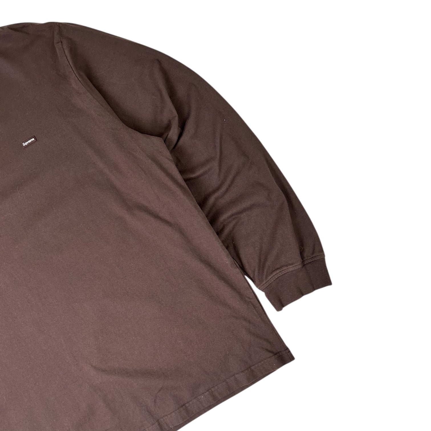 Supreme Small Box Long Sleeve Brown