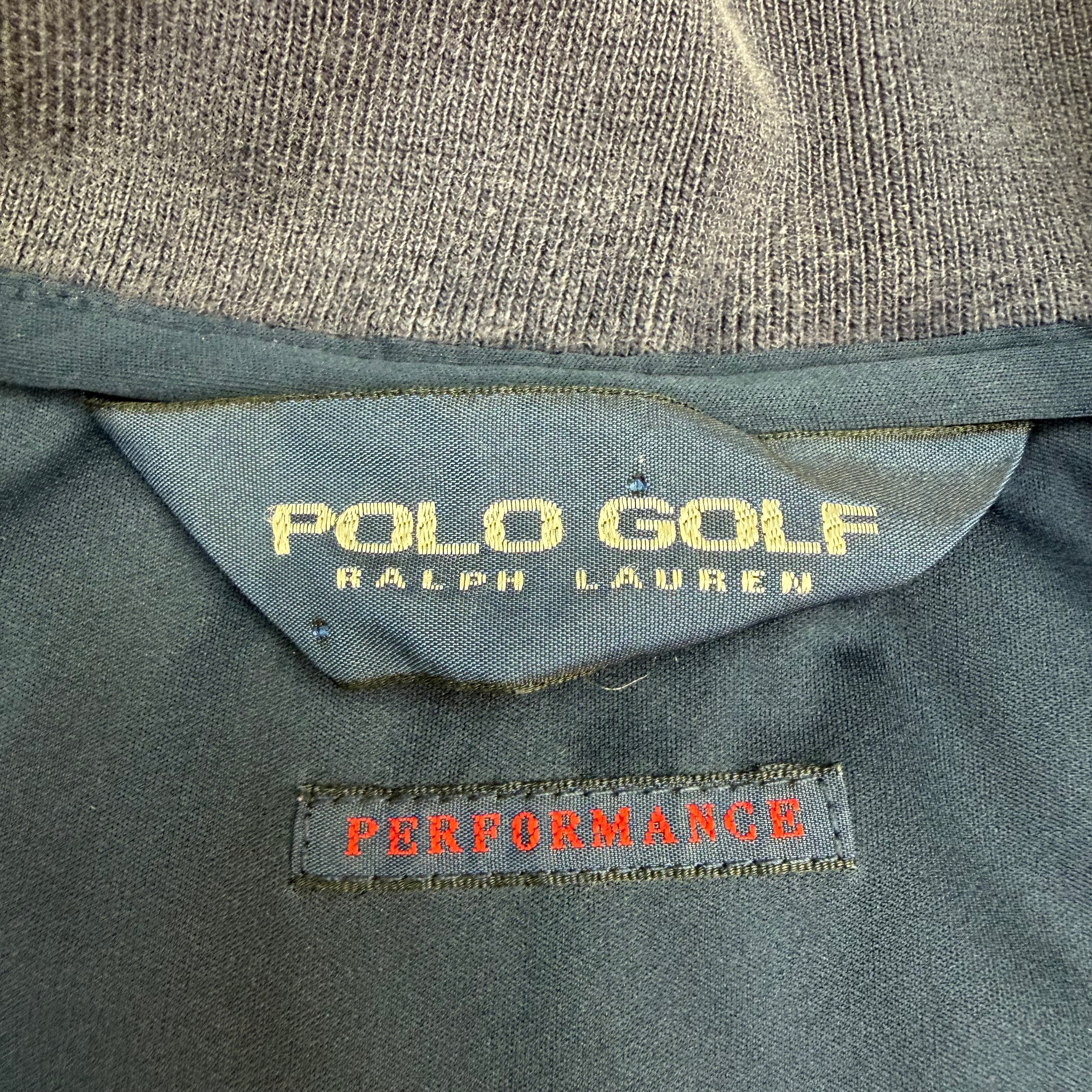 Vintage Polo Ralph Lauren Golf Quarter Zip Pullover Navy