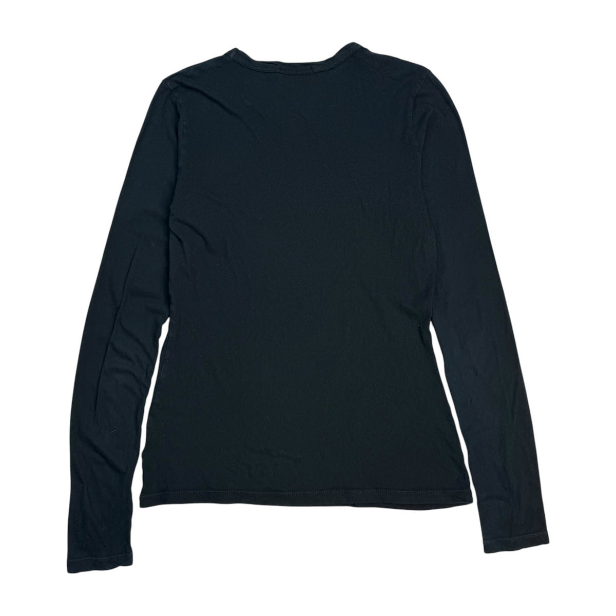 (W) Standard James Perse L/S Tee Black