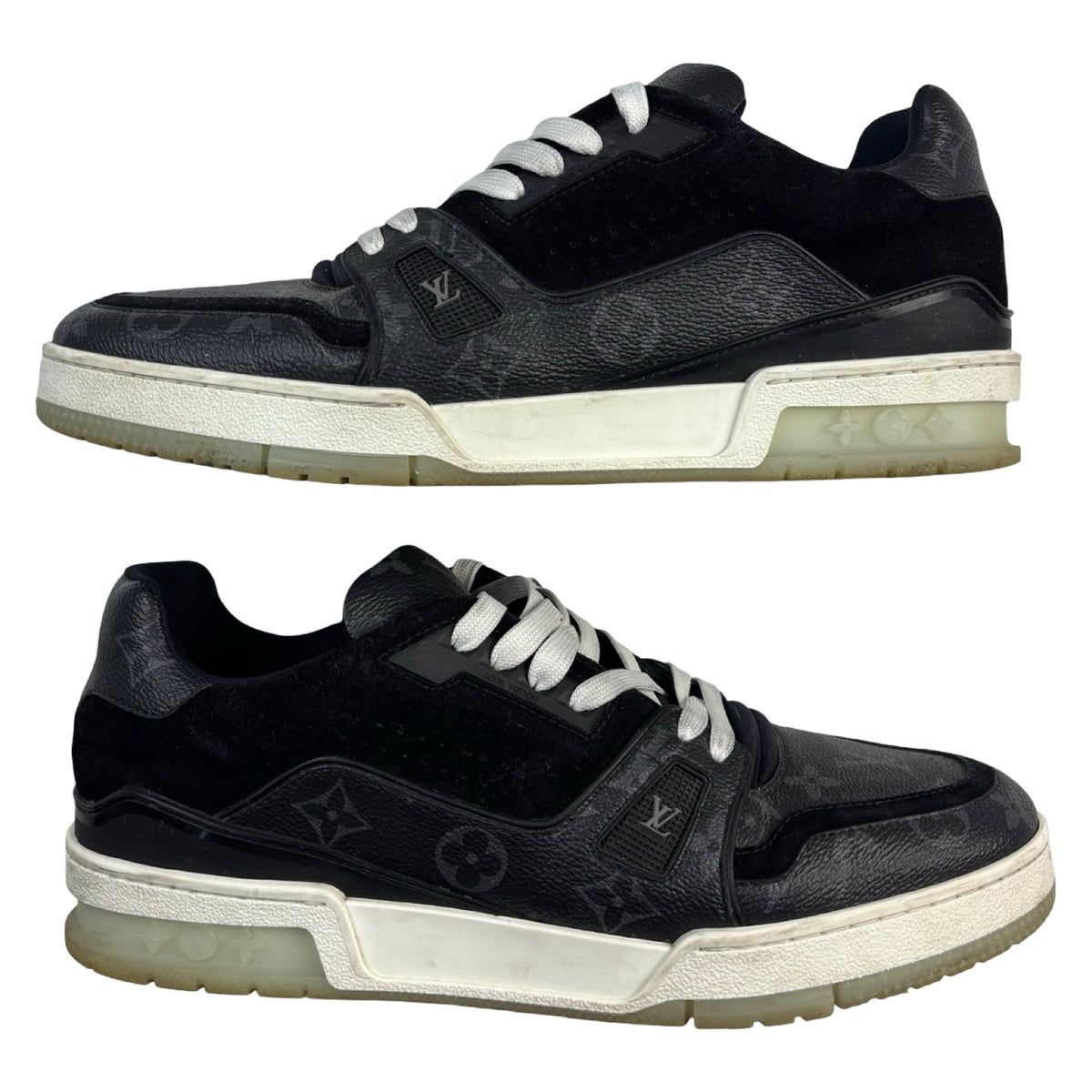 Louis Vuitton Trainer Black Monogram (Used)