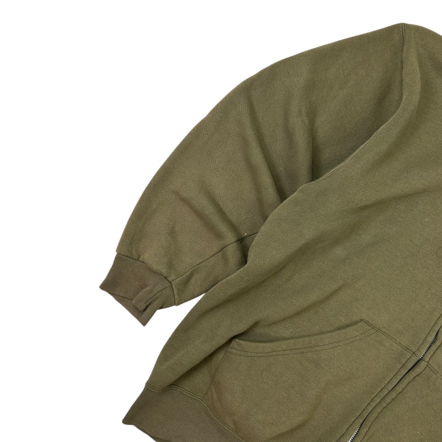 Vintage USMC Zip Up Hoodie Olive
