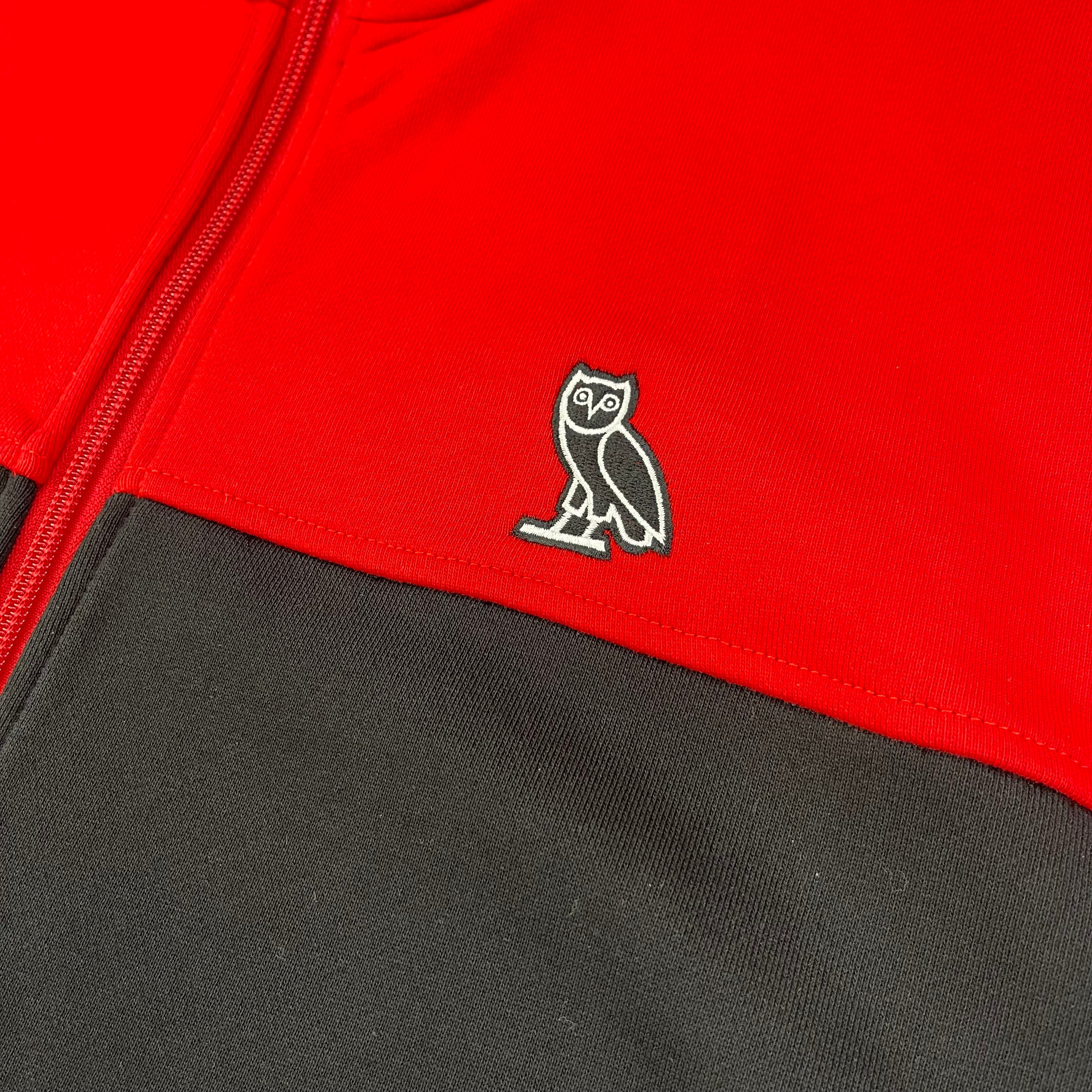 OVO All Court Track Jacket Black Red