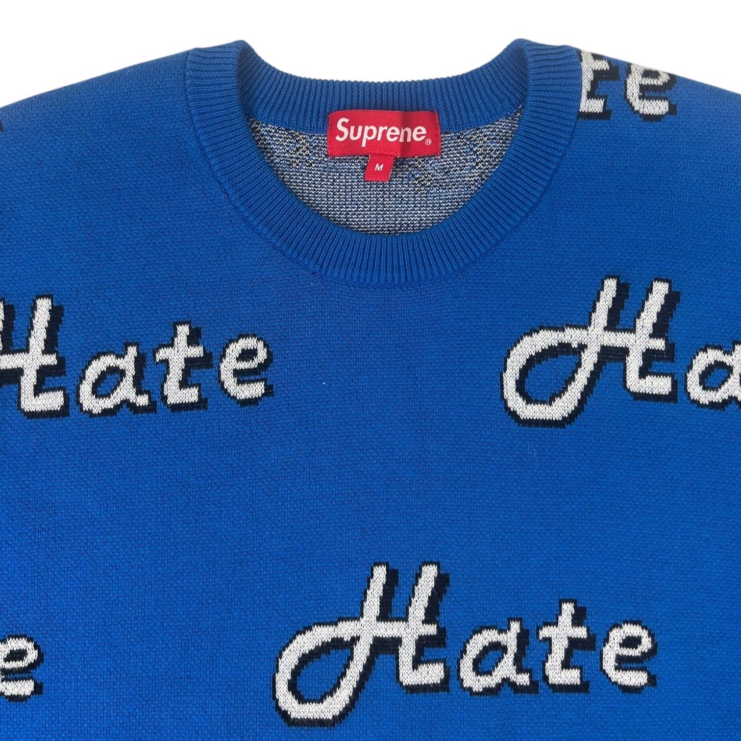 Supreme Hate Sweater Blue