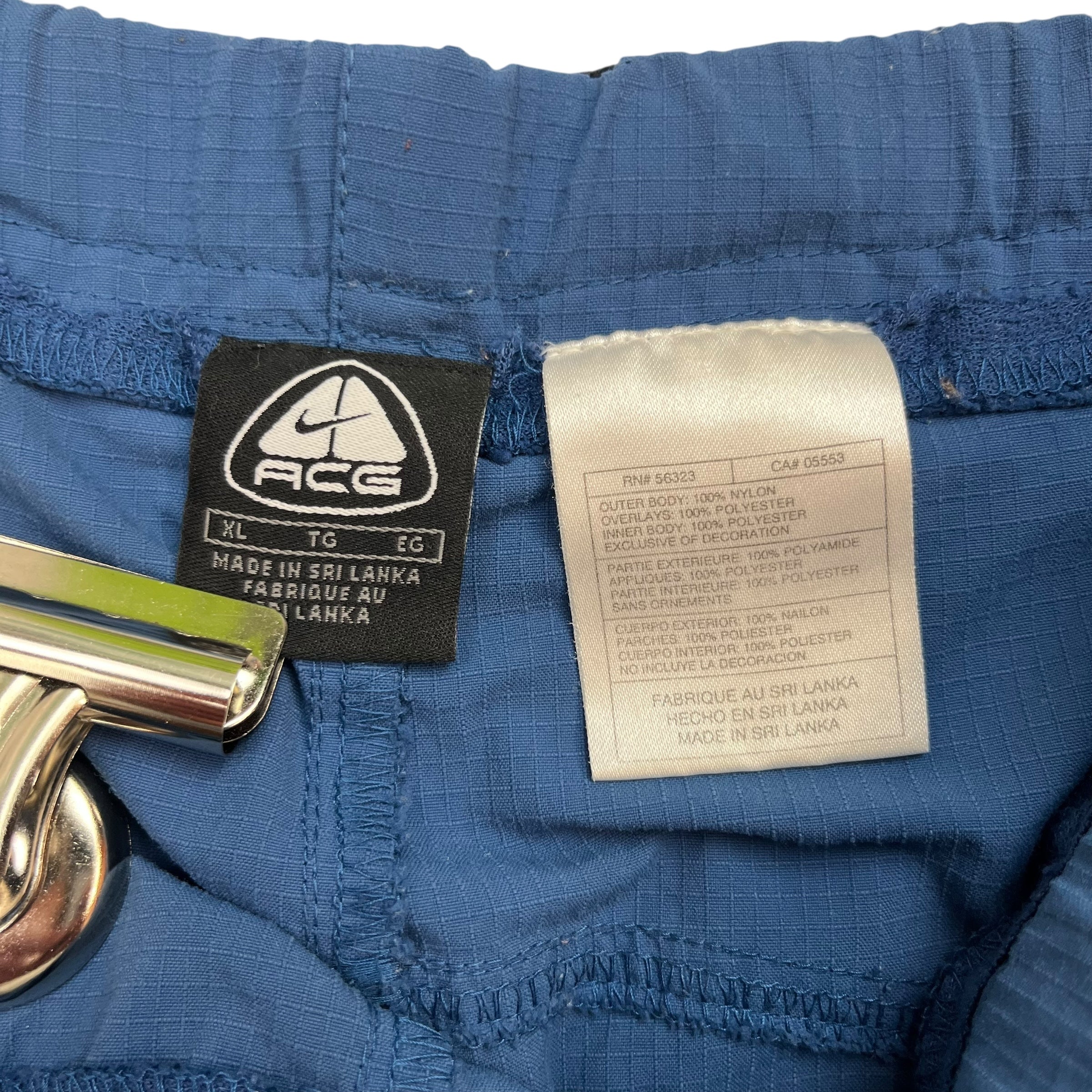 Vintage Nike ACG Hiking Shorts Blue
