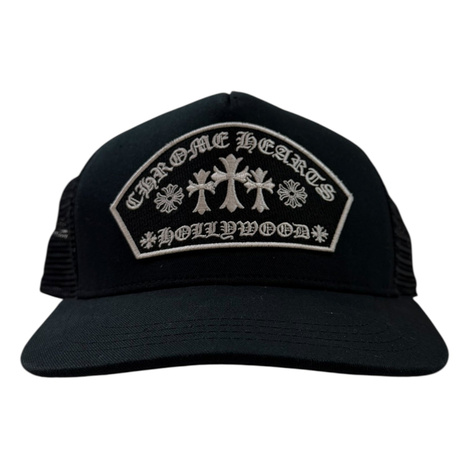 Chrome Hearts King Taco Patch Trucker Hat Black