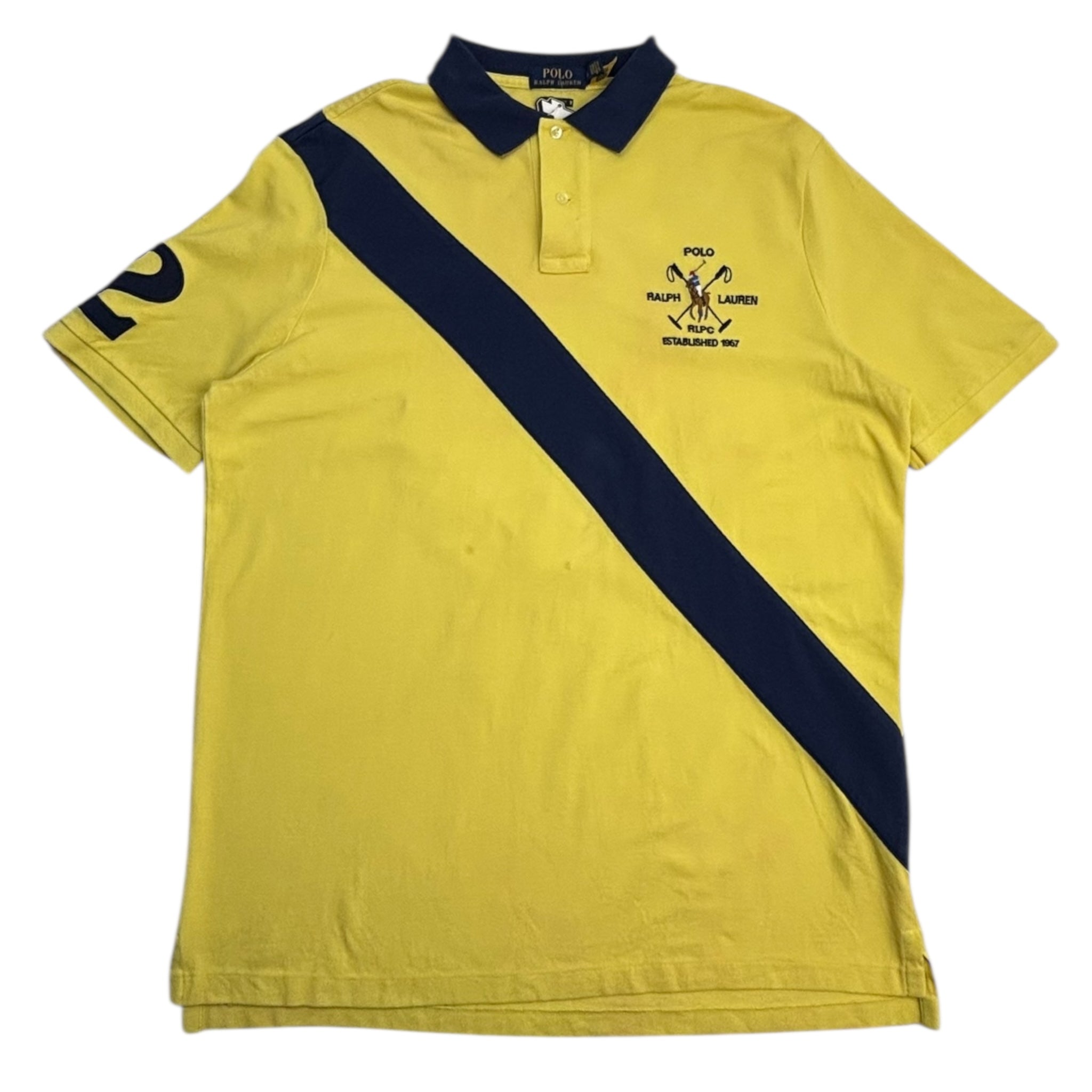 Vintage Polo Ralph Lauren Collared Shirt Yellow