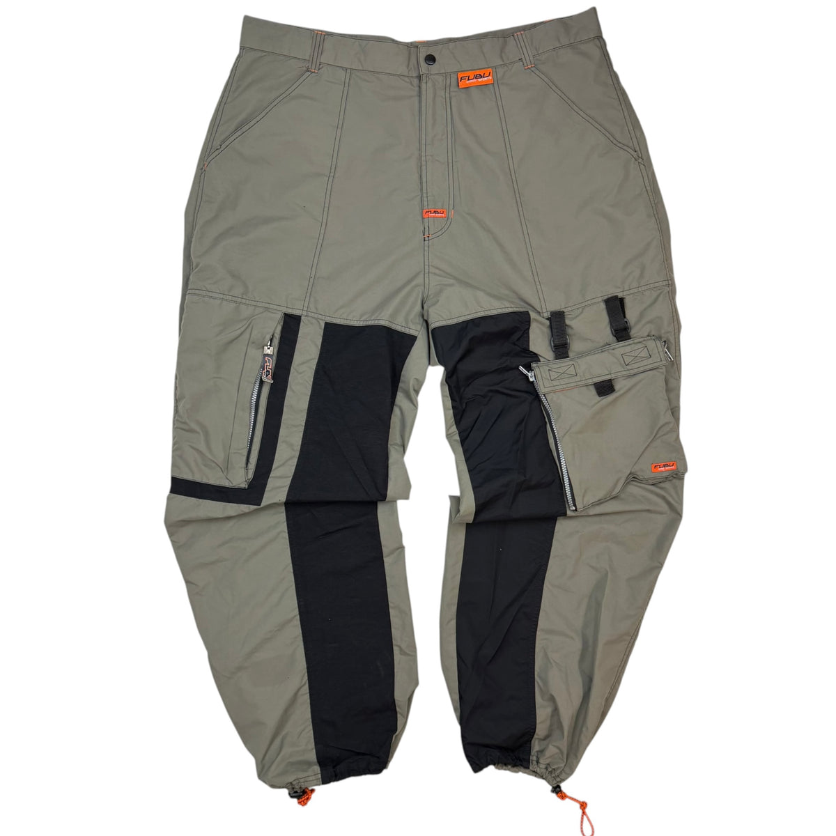 Vintage Fubu Tactical Cargo Pants Tan