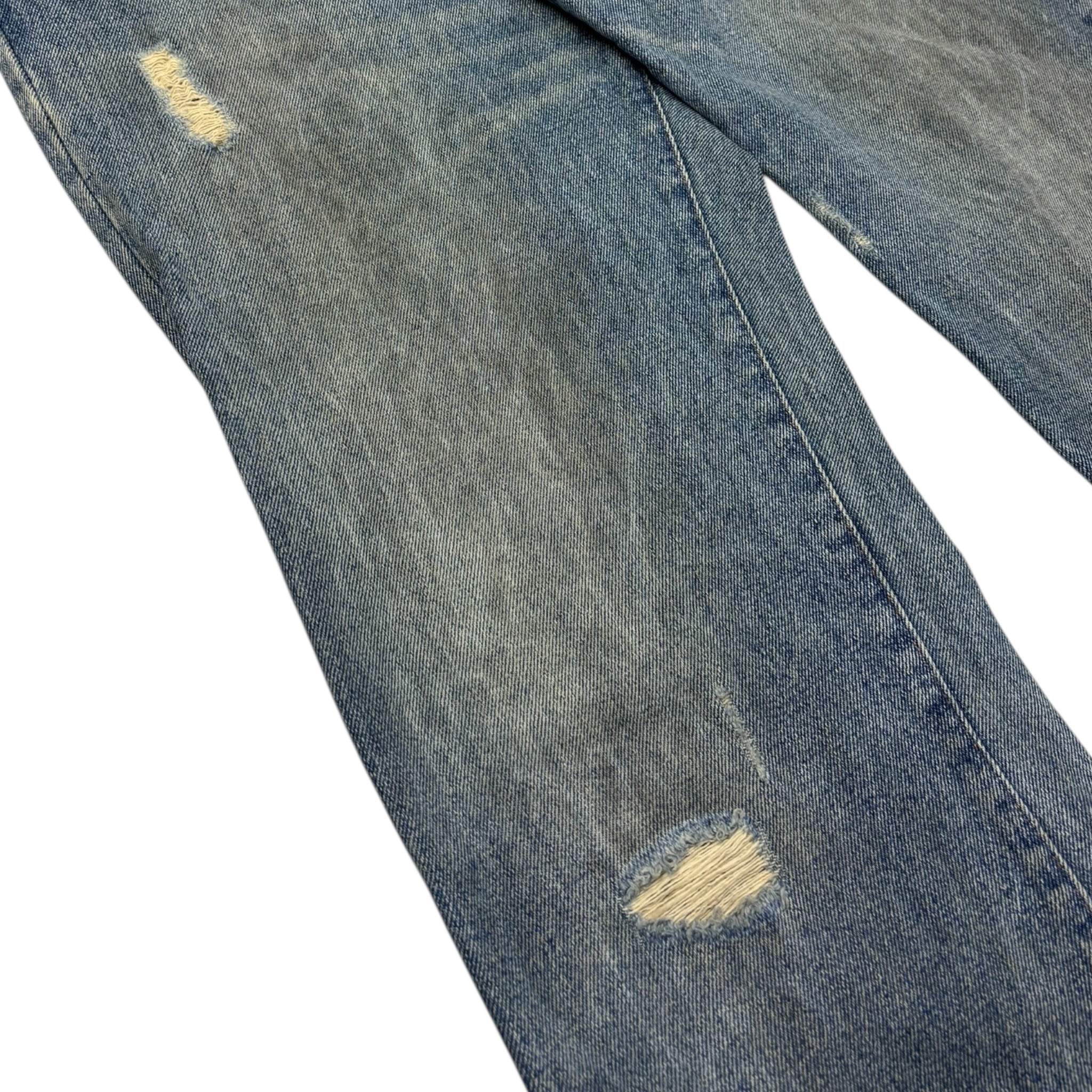Evisu Genes Straight Cut Light Wash Denim