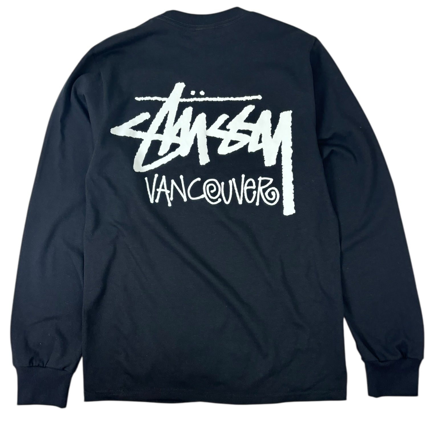Stussy Vancouver Chapter Long Sleeve T-Shirt Black