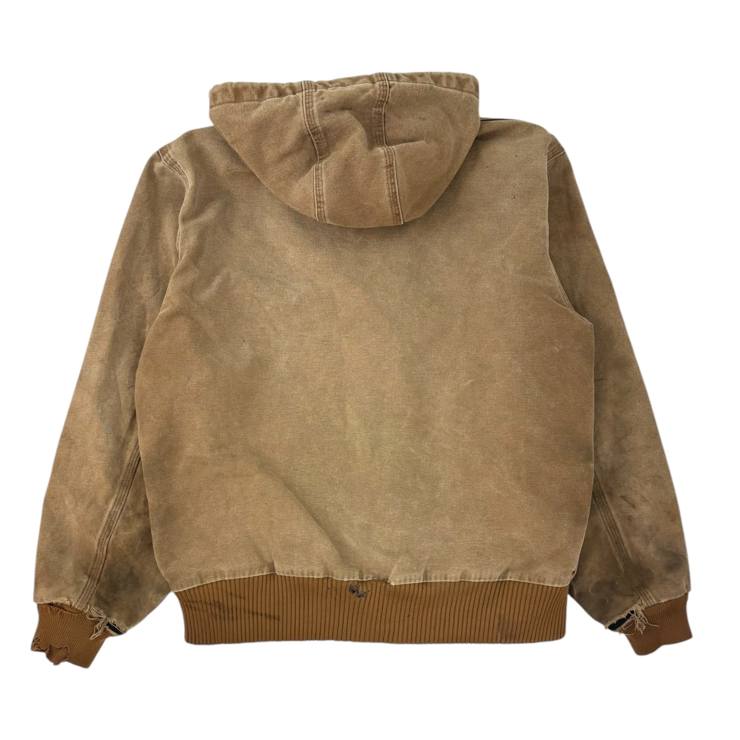 Vintage Carhartt Active Hooded Quilt-Lined Jacket Tan