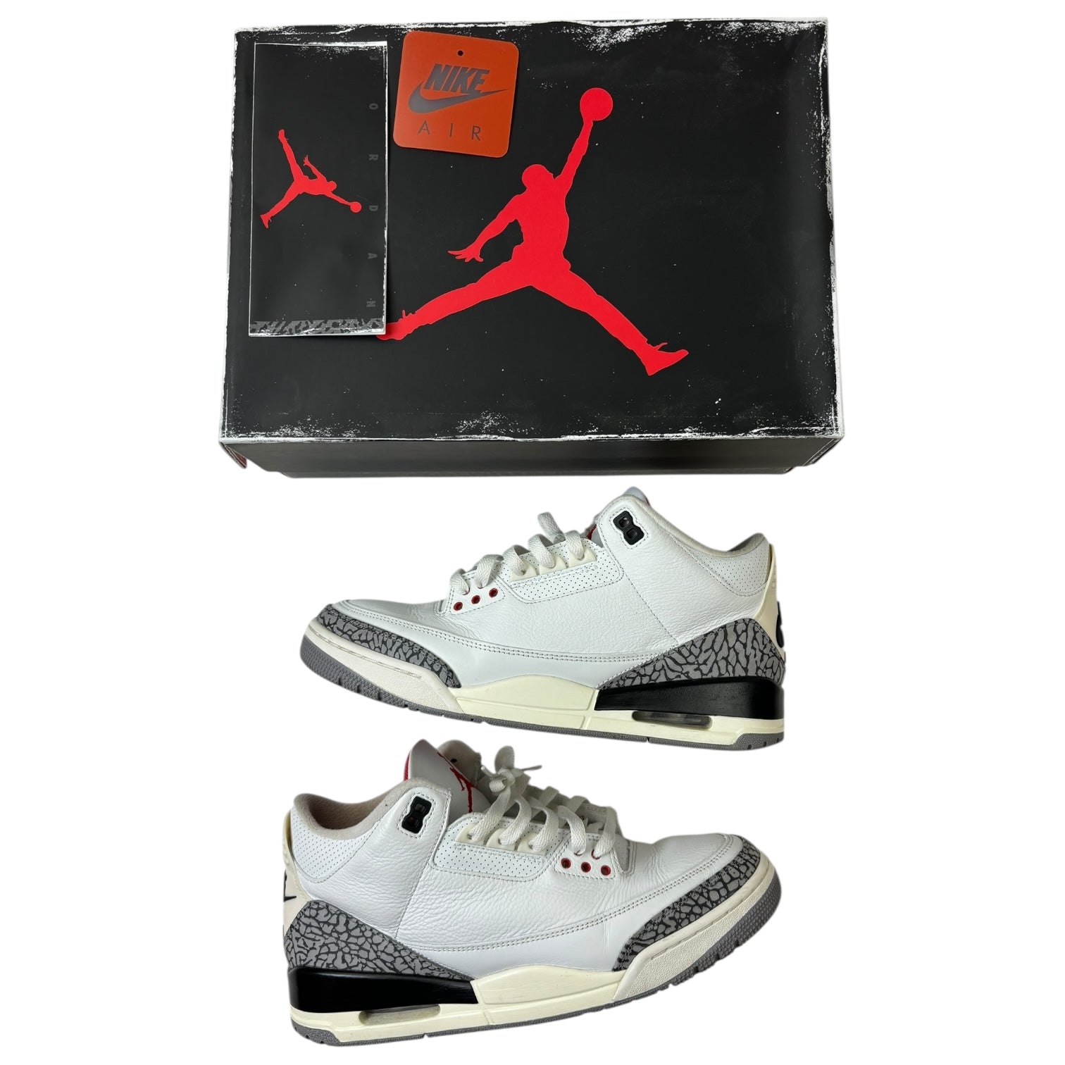 Jordan 3 Retro White Cement Reimagined (Used)