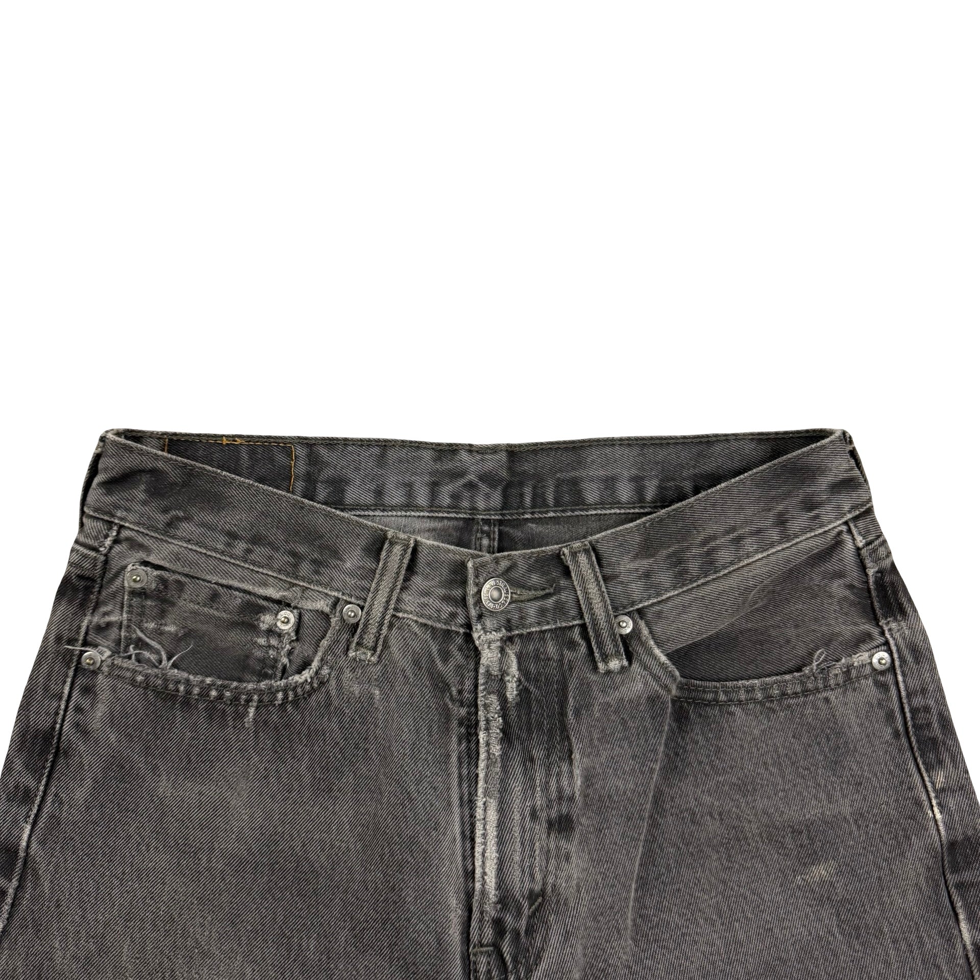 Vintage Levi’s 505 Distressed Denim Jeans Black