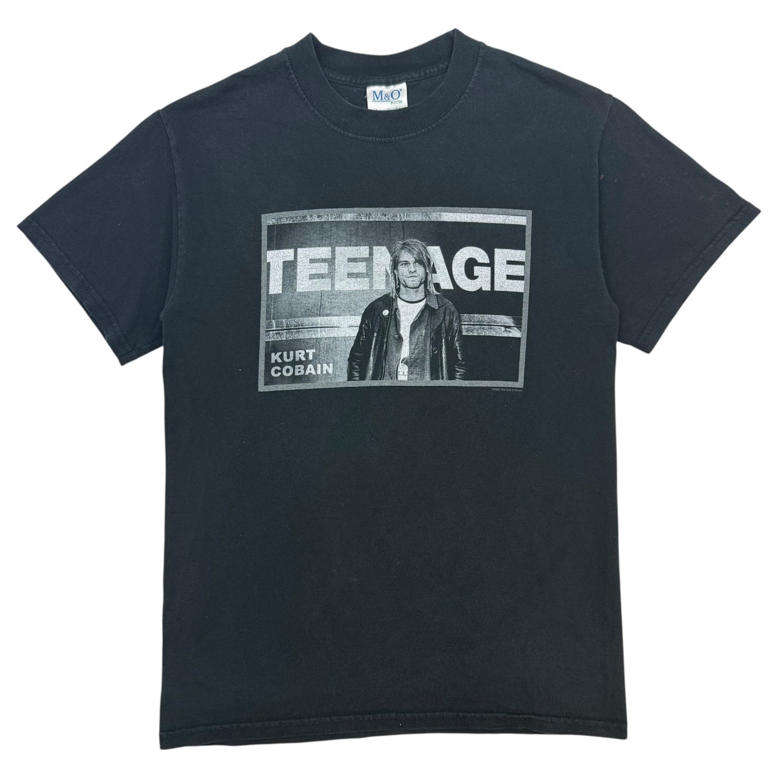 2002 Kurt Cobain ‘Teenage’ Tee Black