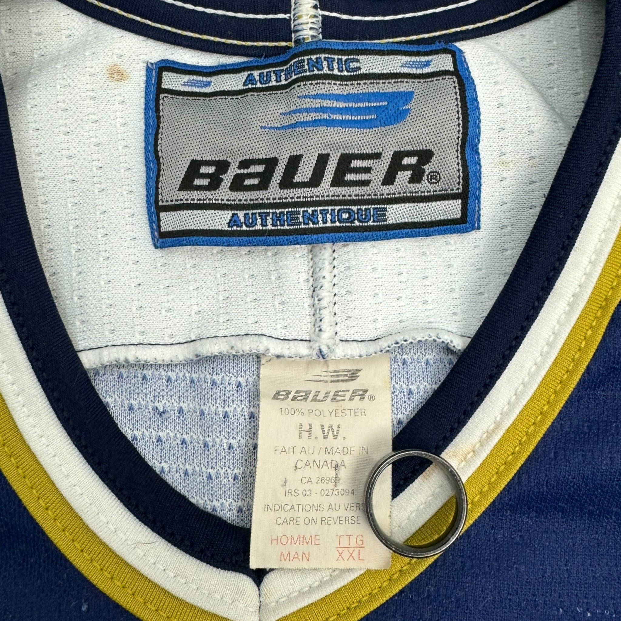 Vintage Bauer Long Beach Ice Dogs Hockey Jersey