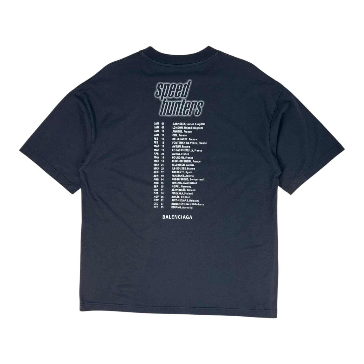 Balenciaga Speedhunters Tee Black