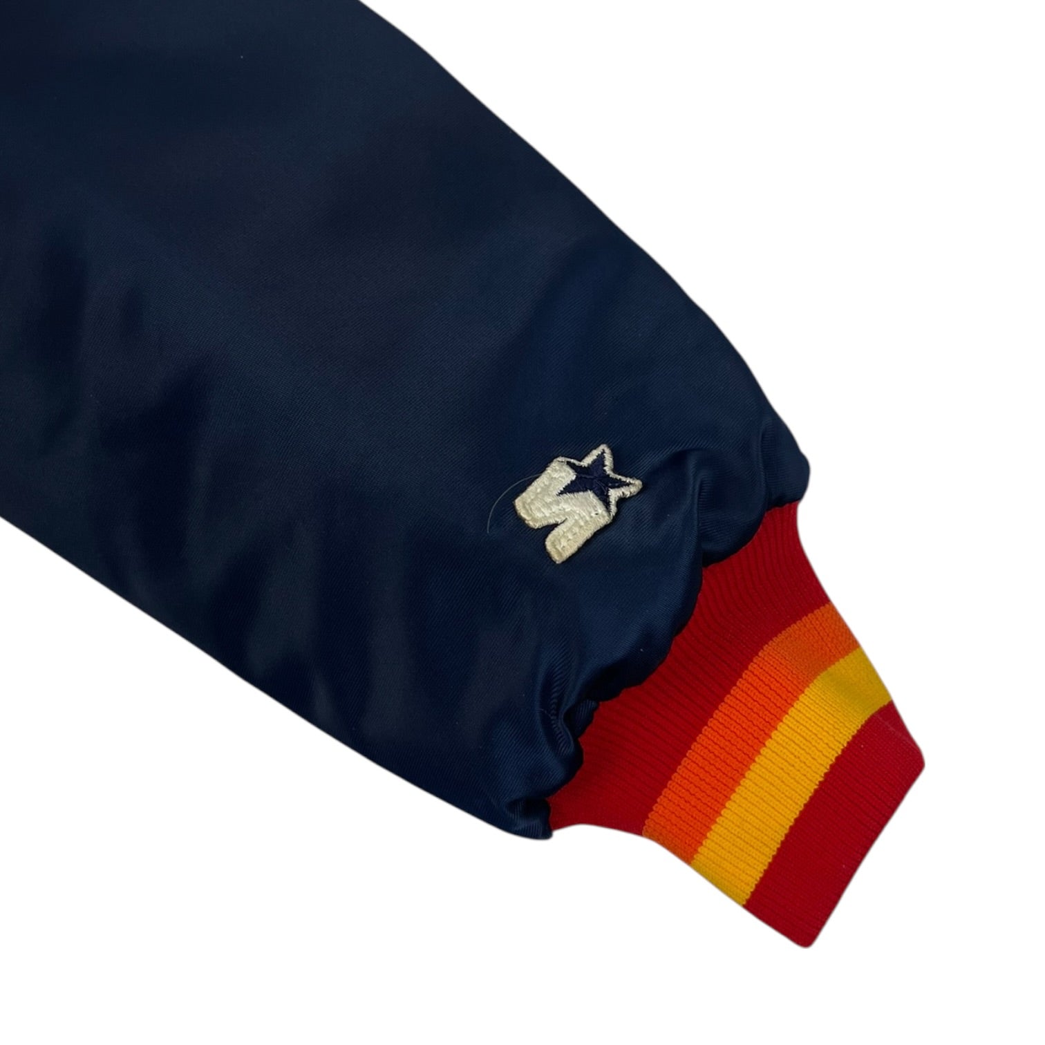 Vintage Houston Astros Starter Satin Jacket Navy