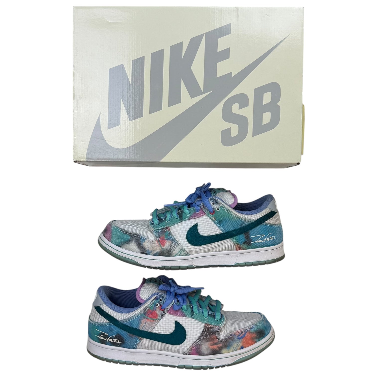 Nike SB Dunk Low Futura Laboratories Bleached Aqua (Used)