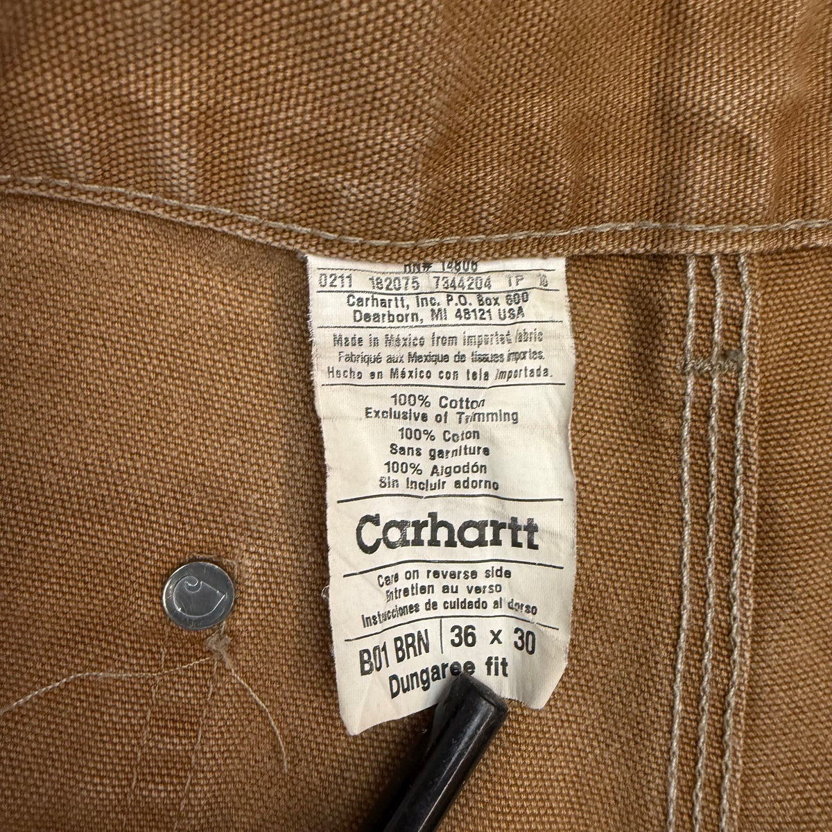Vintage Carhartt Double Knee Pants Tan