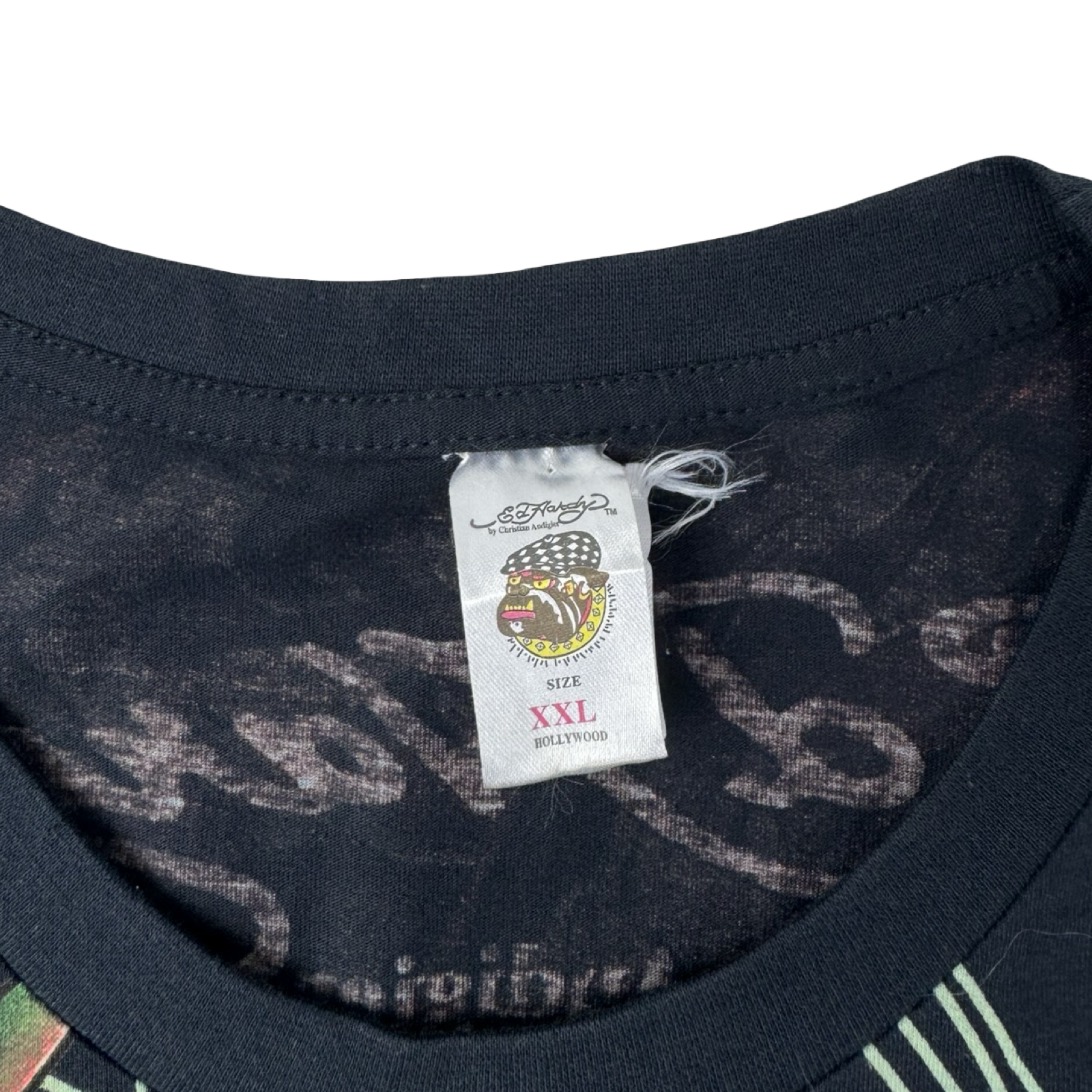 Vintage Y2K Ed Hardy Ambiguous Animal Rhinestone T-Shirt