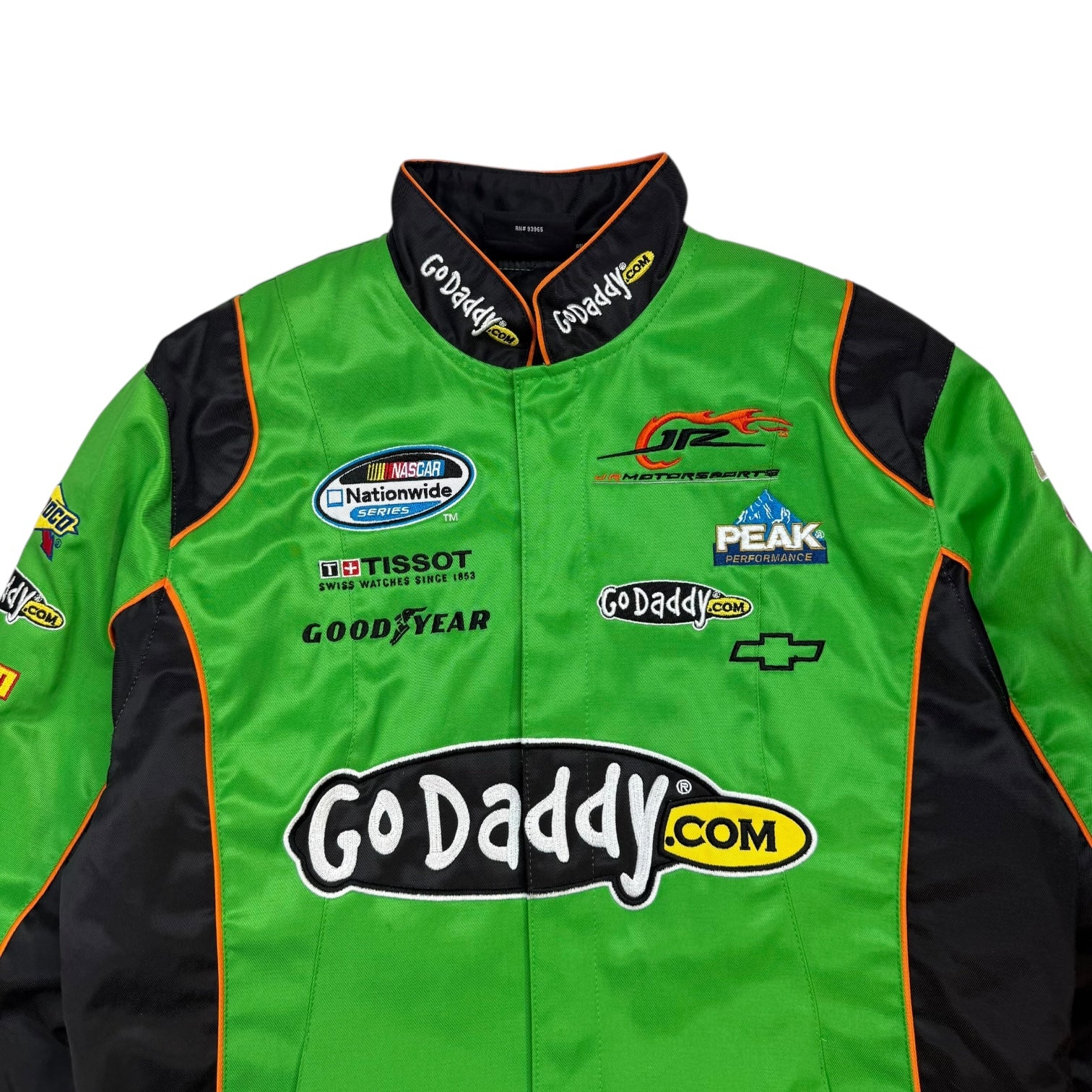 Vintage Womens NASCAR Danica Patrick Race Jacket Green/Black