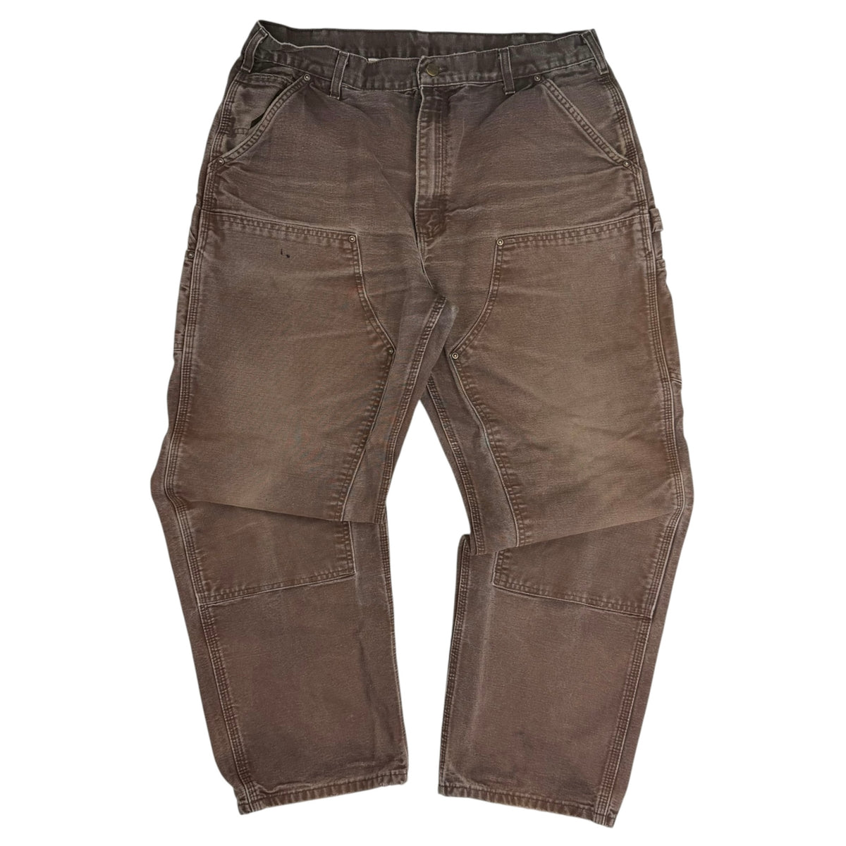 Vintage Carhartt Double Knee Pants Faded Brown