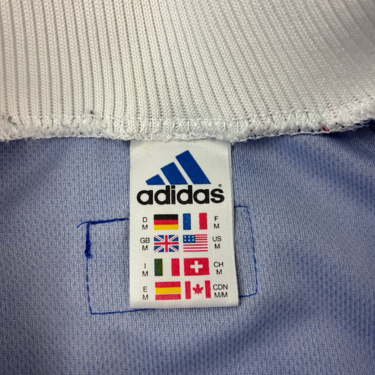 1998 Adidas France Home Jersey Blue