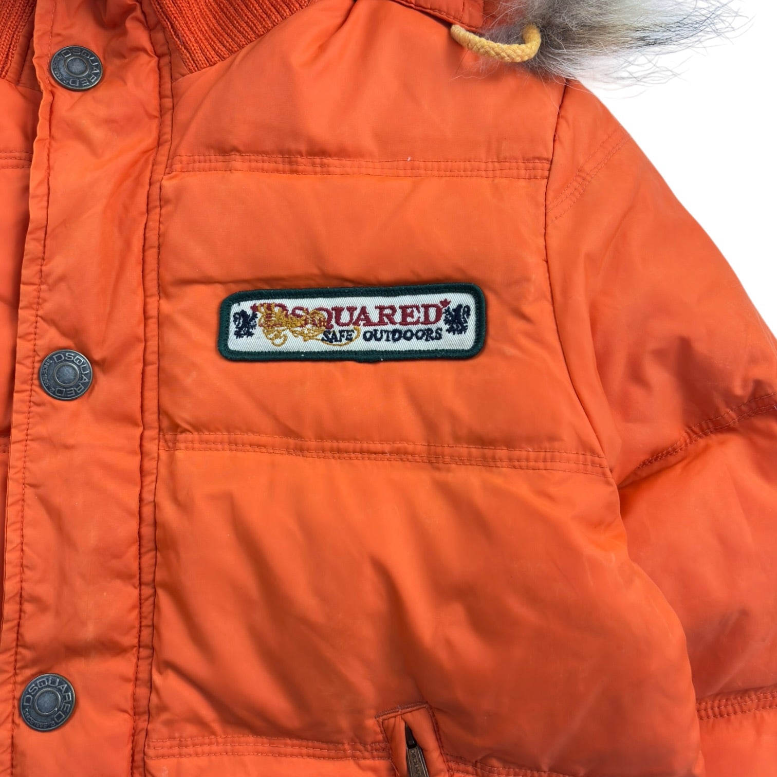 (W) Dsquared2 Puffer Jacket Orange