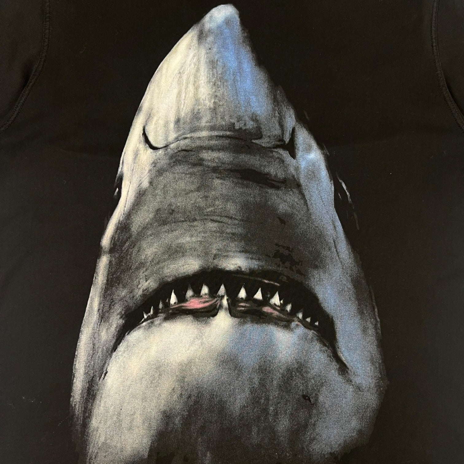 Givenchy Shark Cotton Crewneck T-Shirt Black