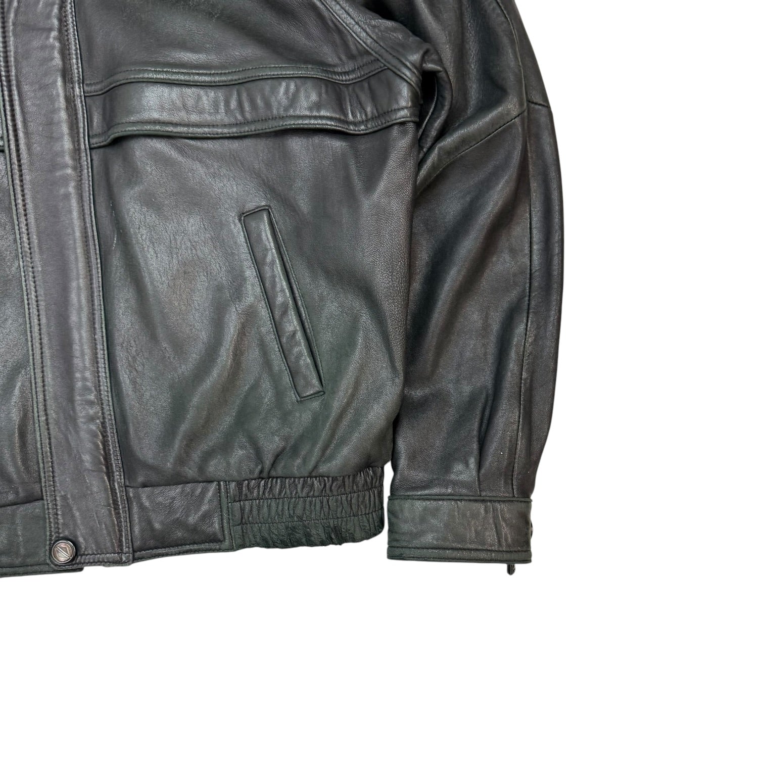 Vintage Danier Leather Jacket Black