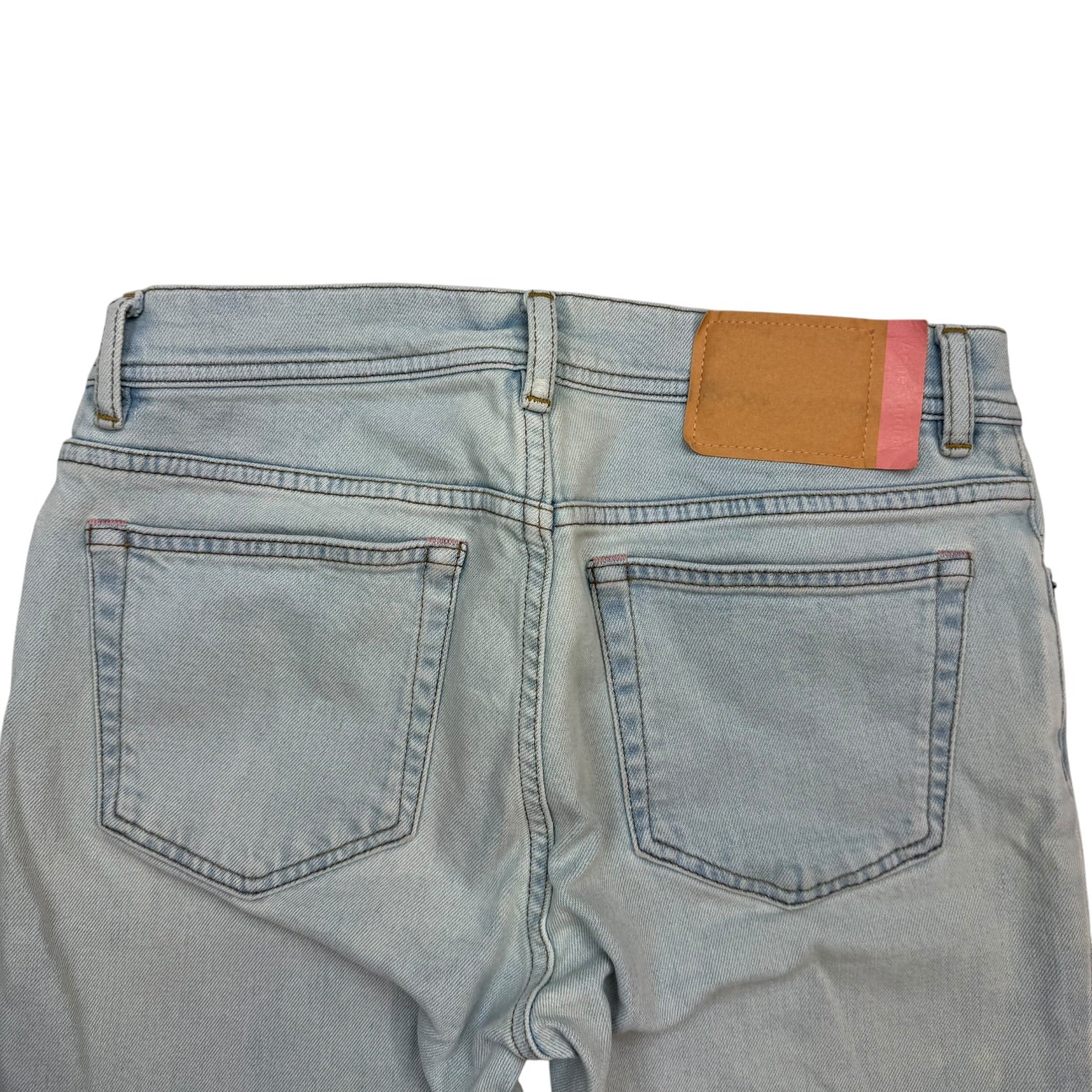 (W) Acne Studios Blå Konst Denim Pants Light Wash