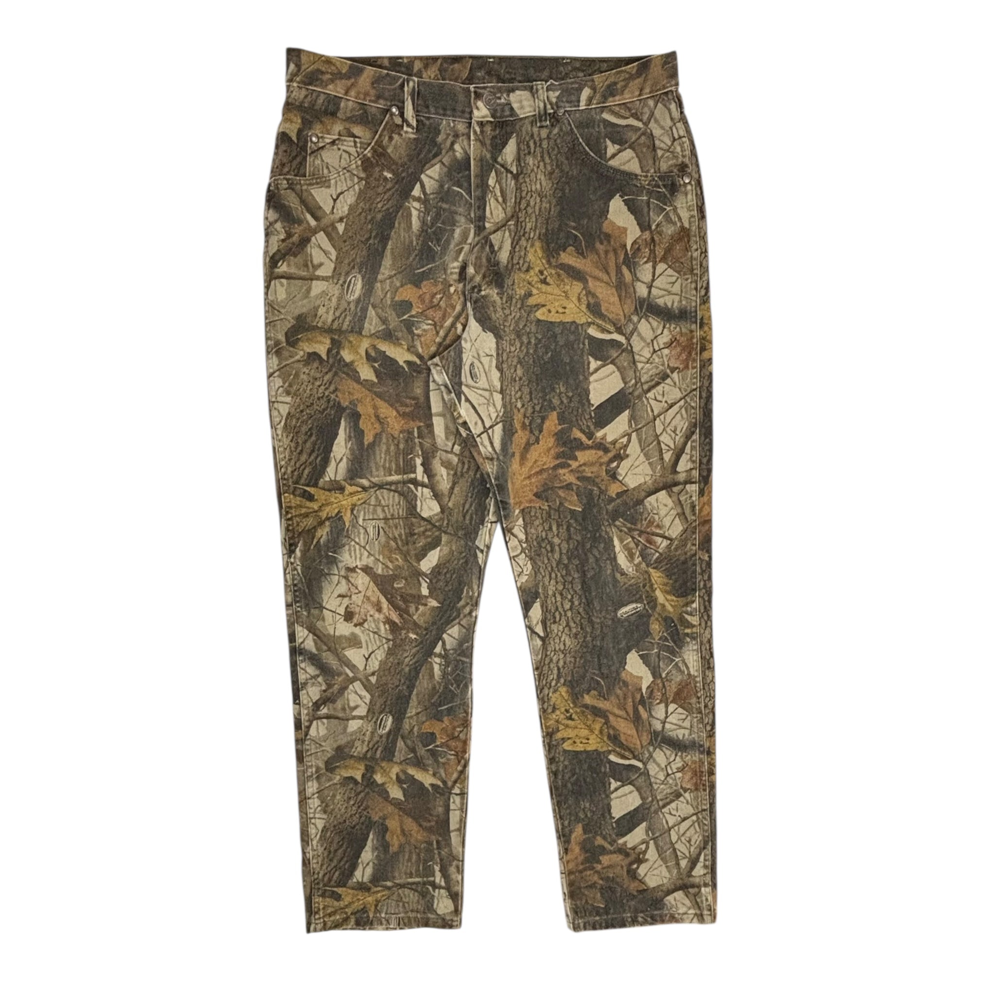 Vintage Wrangler Pro Gear Real Tree Camo Denim