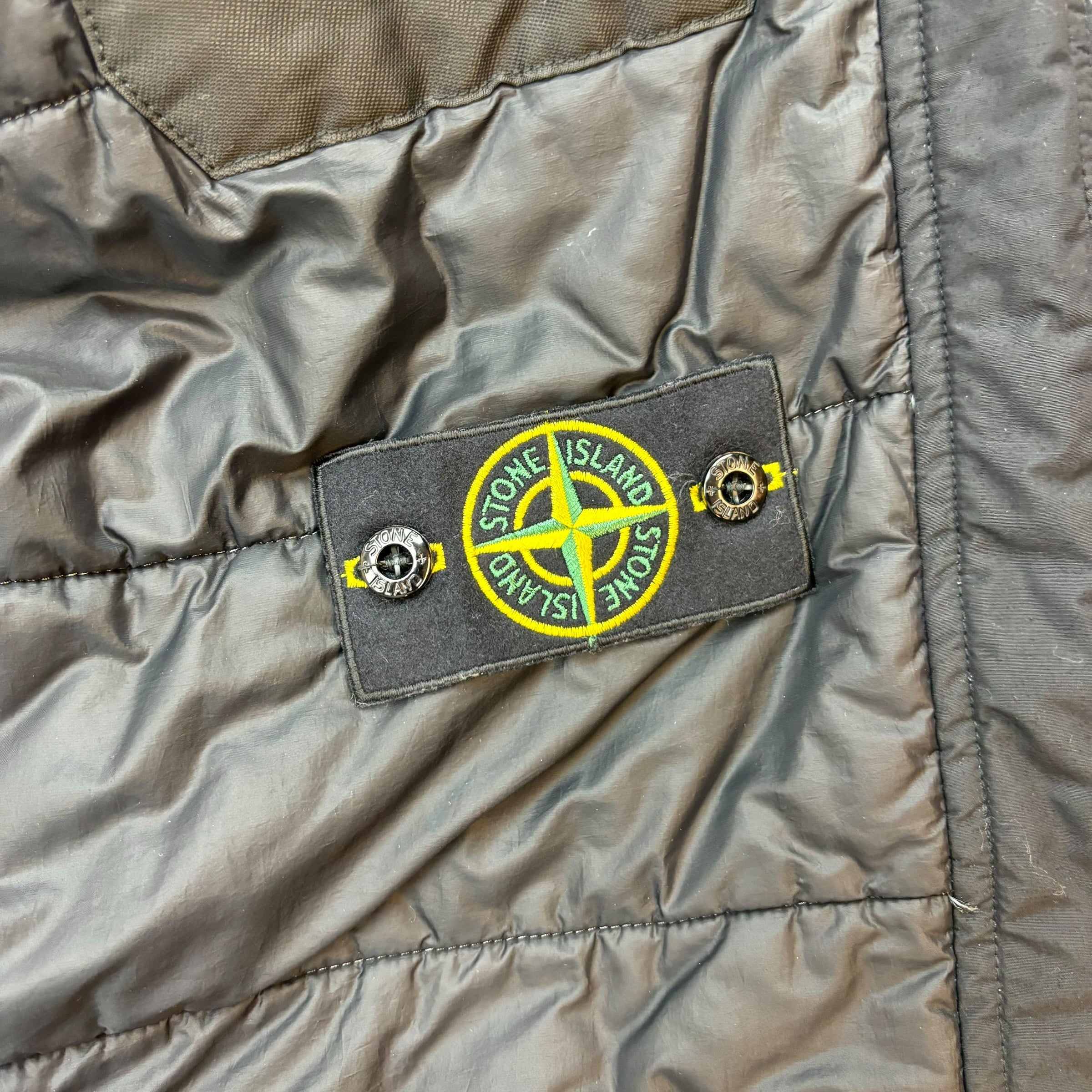 Stone Island Zip Up Jacket Black