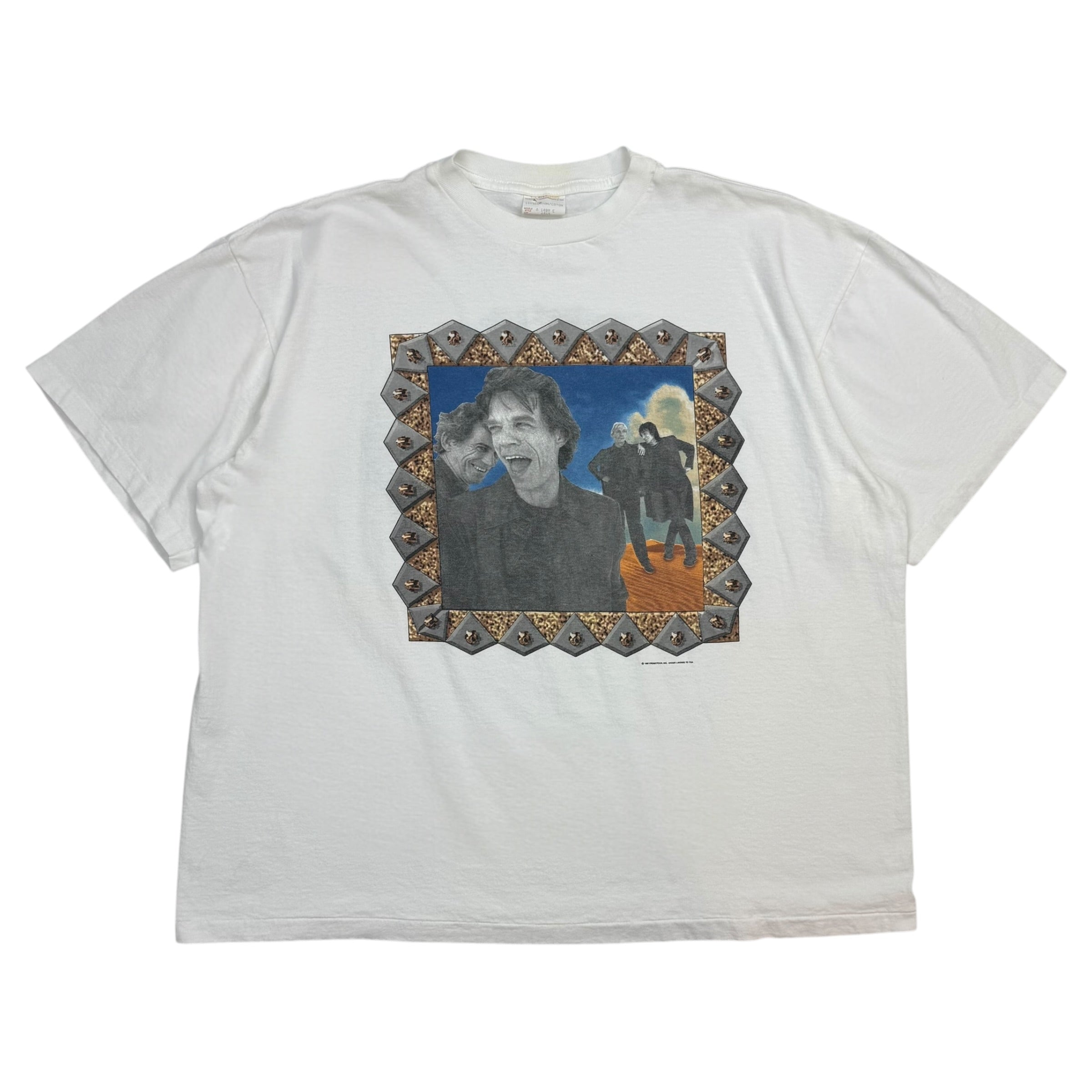 1997 The Rolling Stones Bridges To Babylon Tour Tee White