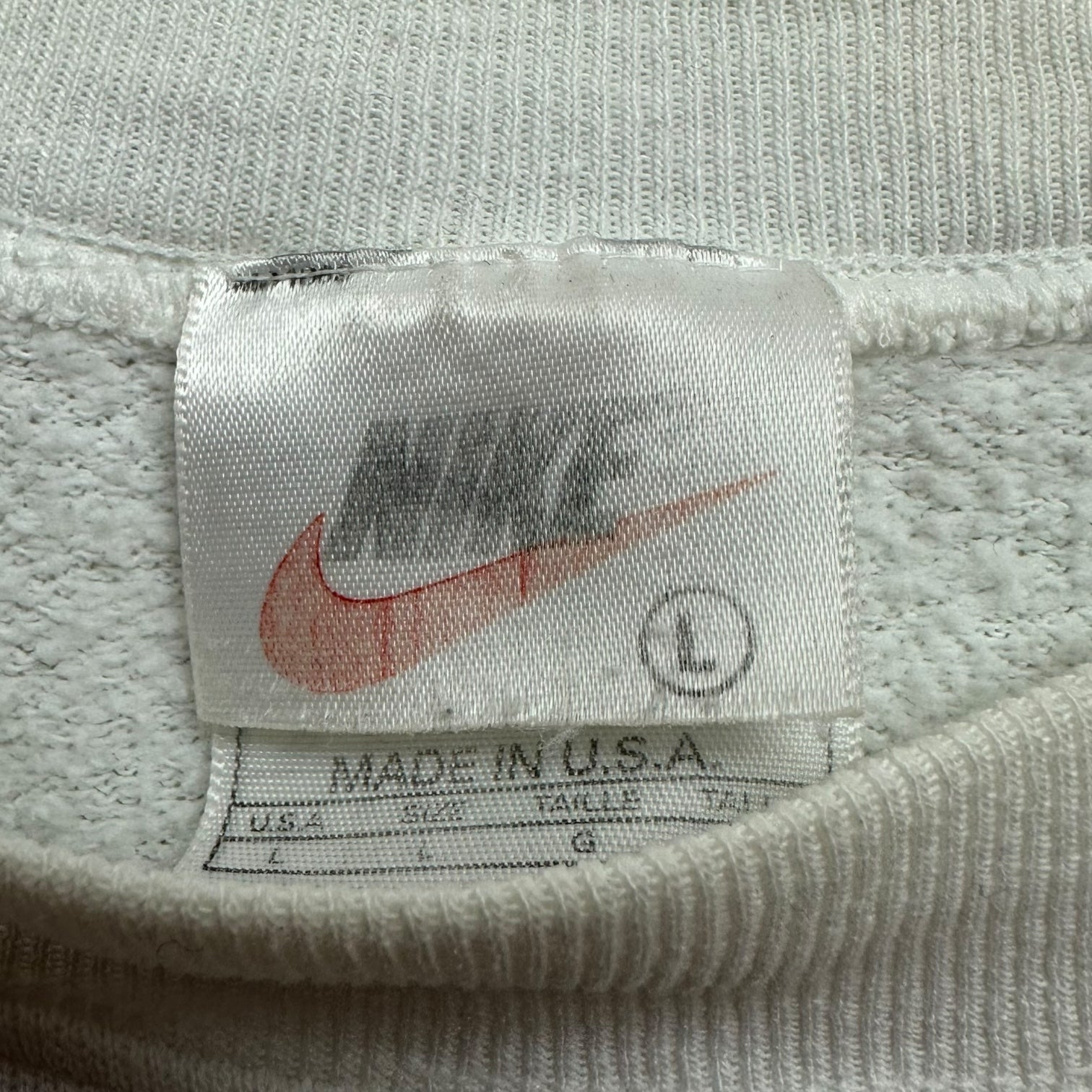 Vintage Nike Air Big Swoosh Crewneck White