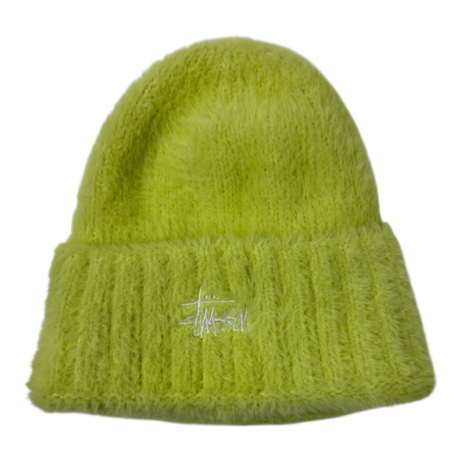 Stussy Shaggy Cuff Beanie Lime Green