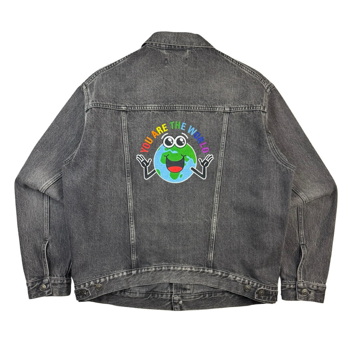 Balenciaga "You Are The World" Denim Jacket