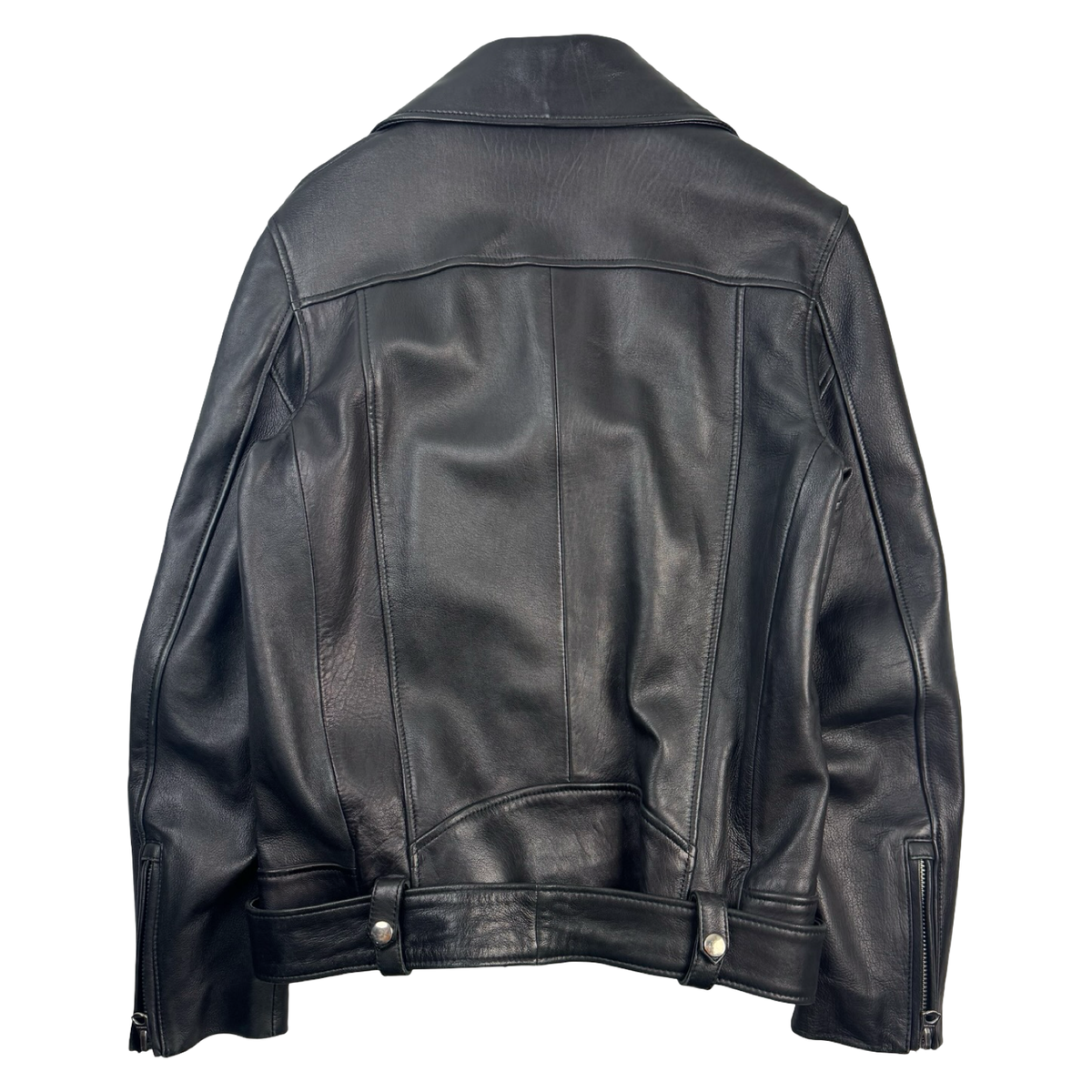 Acne Studios Nate Clean Leather Jacket Black