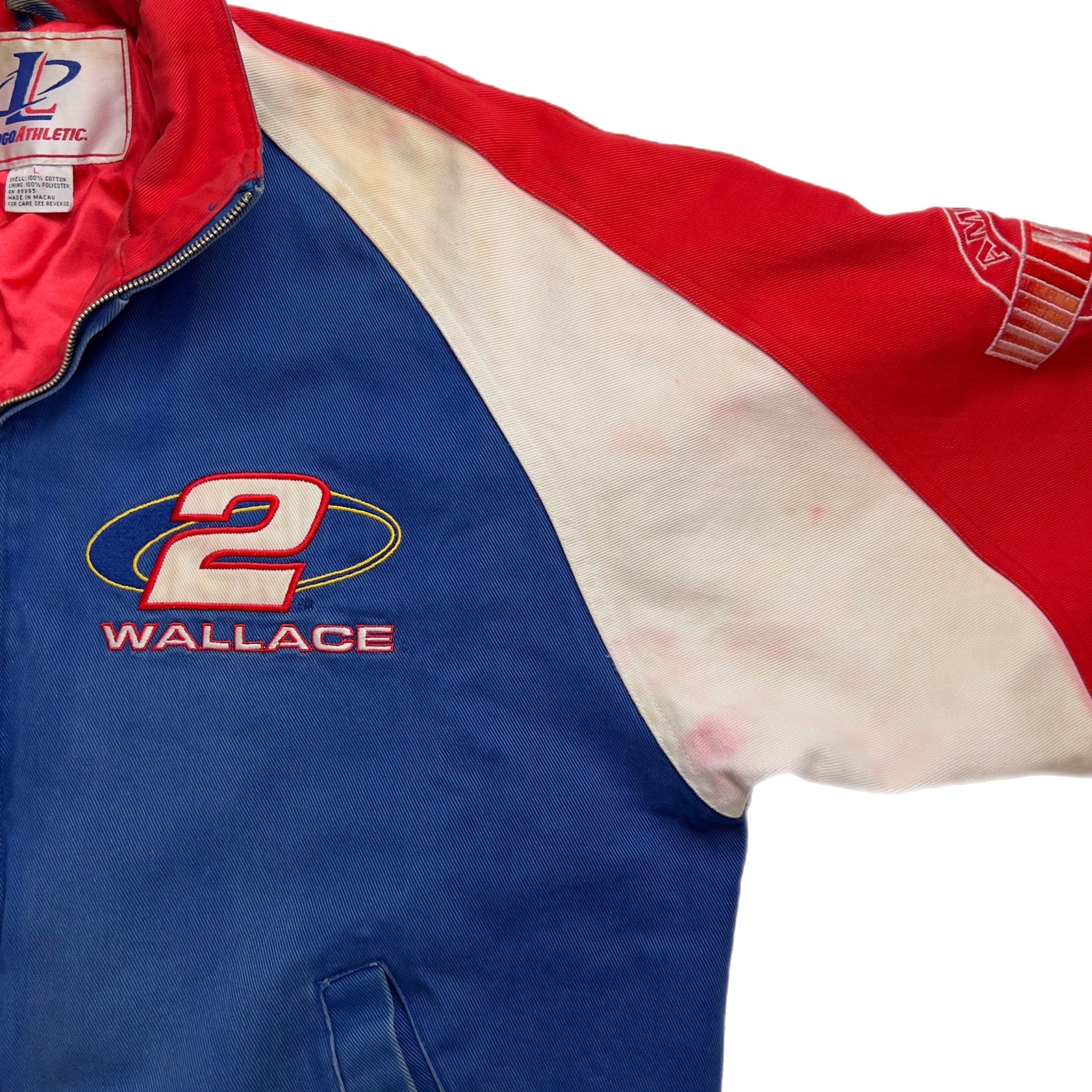 Vintage NASCAR Bubba Wallace Jacket Blue/Red