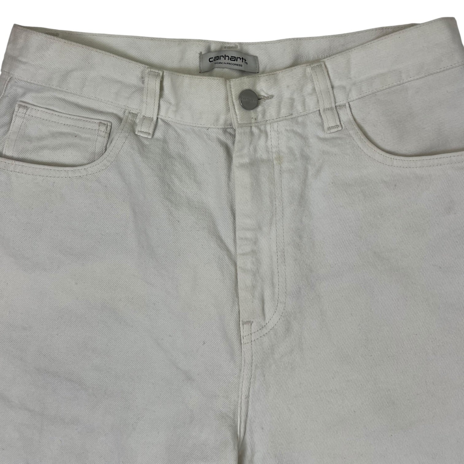 Carhartt WIP Denim Short White
