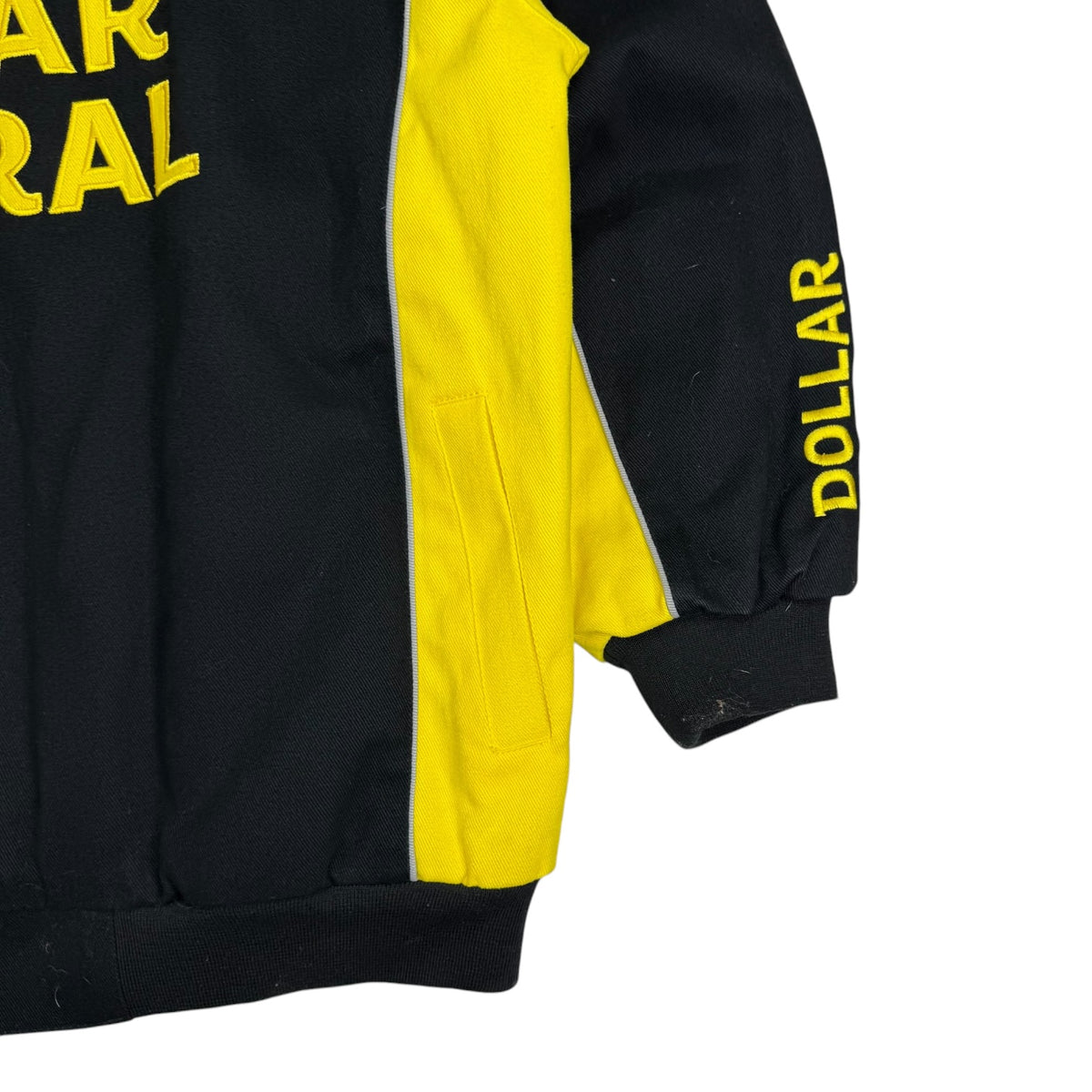 Vintage NASCAR Dollar General Race Jacket Black/Yellow