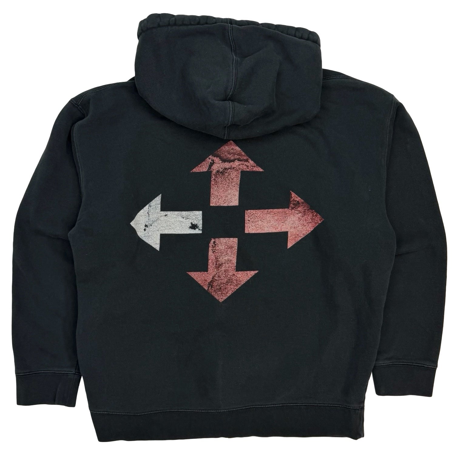 Vintage Three Days Grace Zip Up Hoodie Black