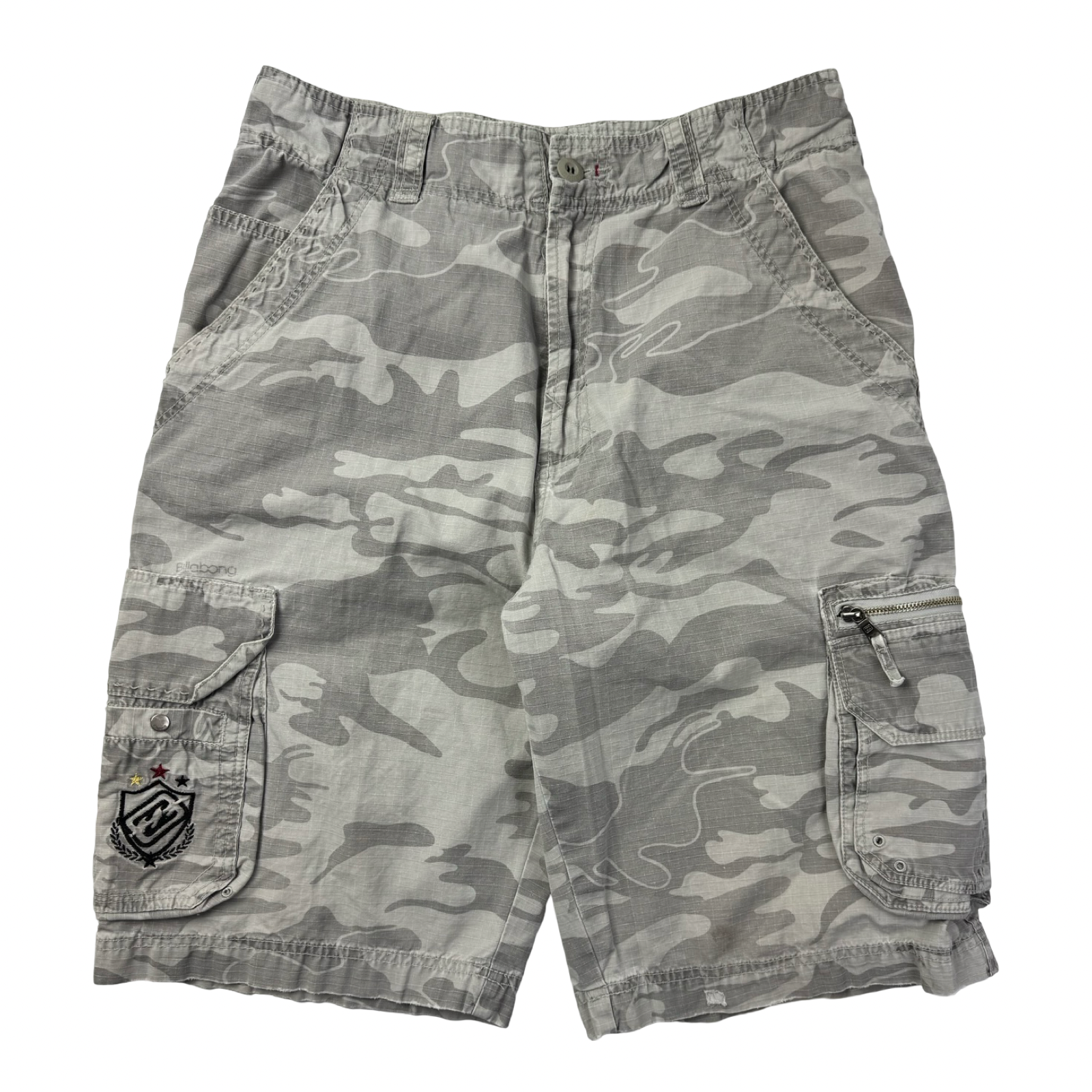Vintage Y2K Billabong Camo Cargo Baggy Shorts