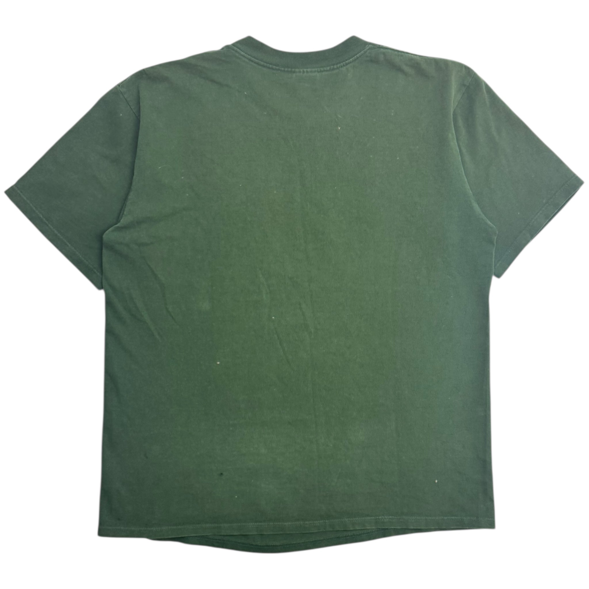 Vintage 90s Nike Big Swoosh T-Shirt Green