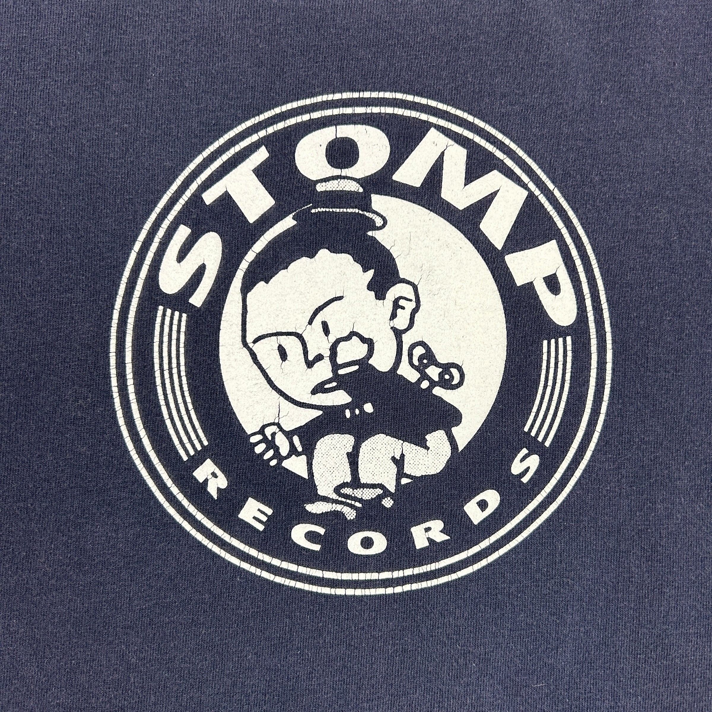 Vintage Stomp Records T-Shirt Navy