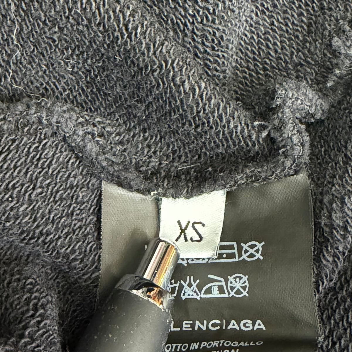 FW17 Balenciaga Homme Embroidered Crewneck Sweatshirt Black