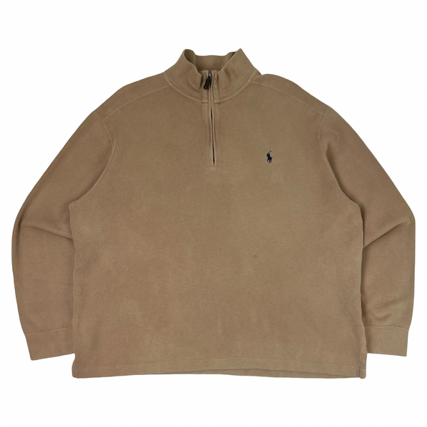 Vintage Polo Ralph Lauren Quarter Zip Brown