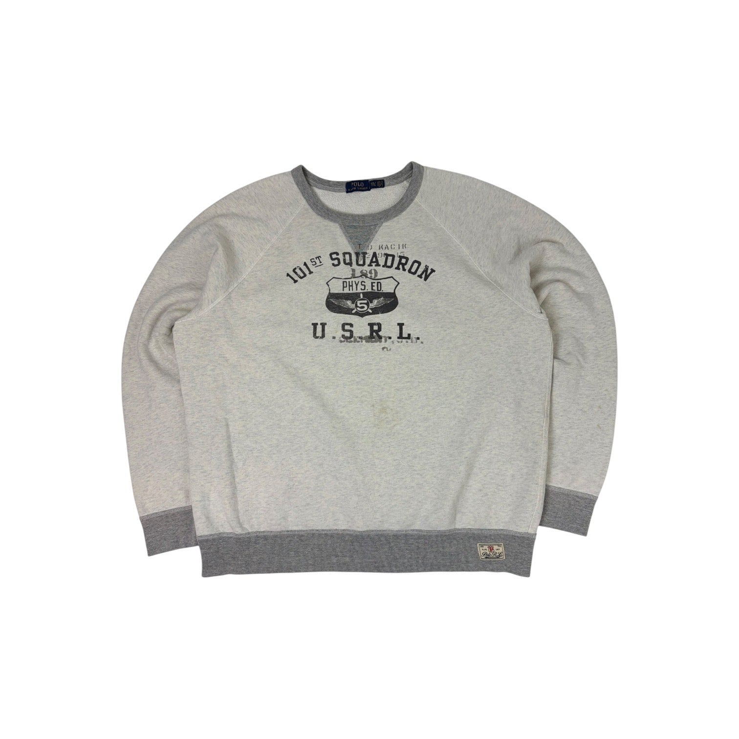 Polo Ralph Lauren “101st Squadron” Phys. Ed. Crewneck Grey