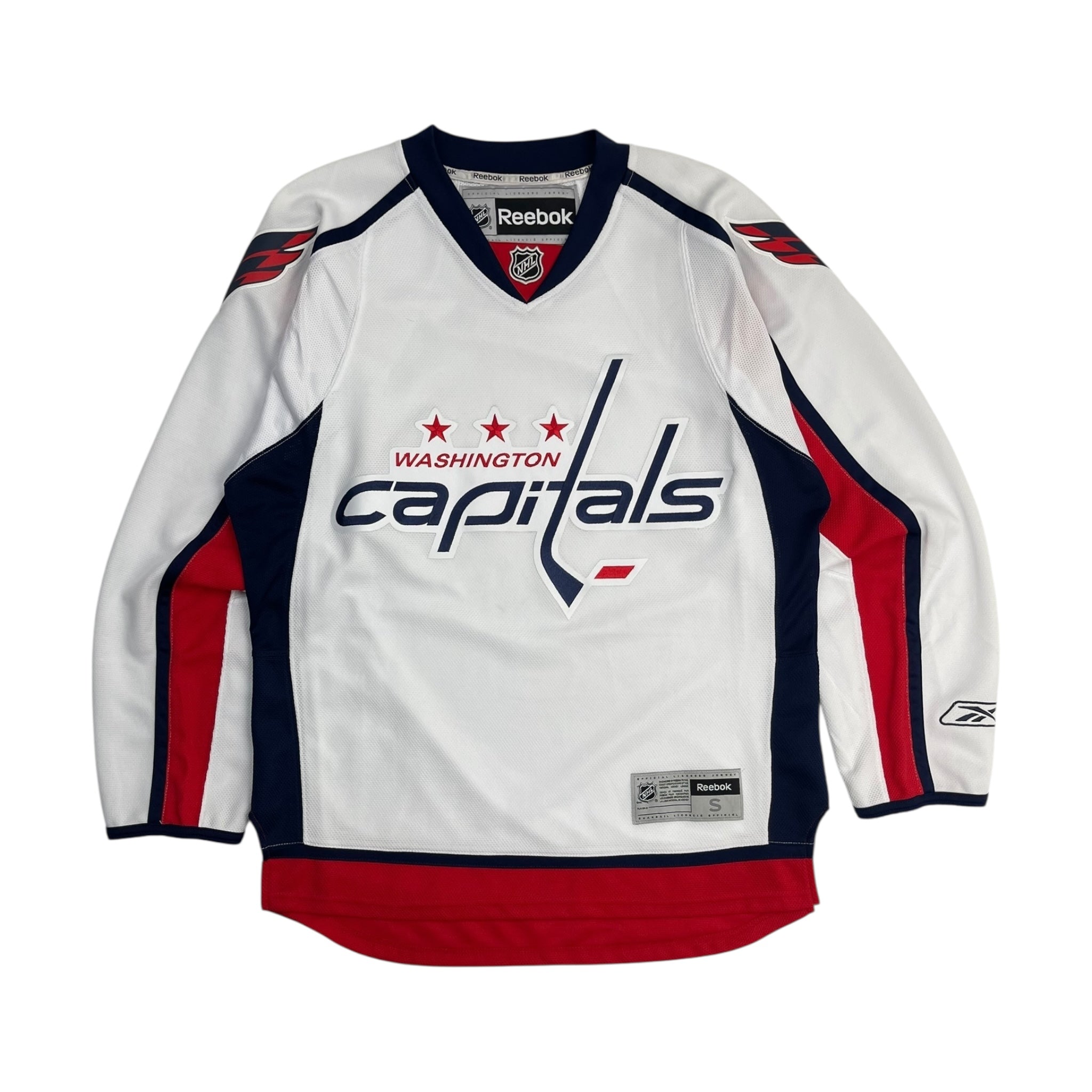 Washington Capitals Reebok Away Jersey White