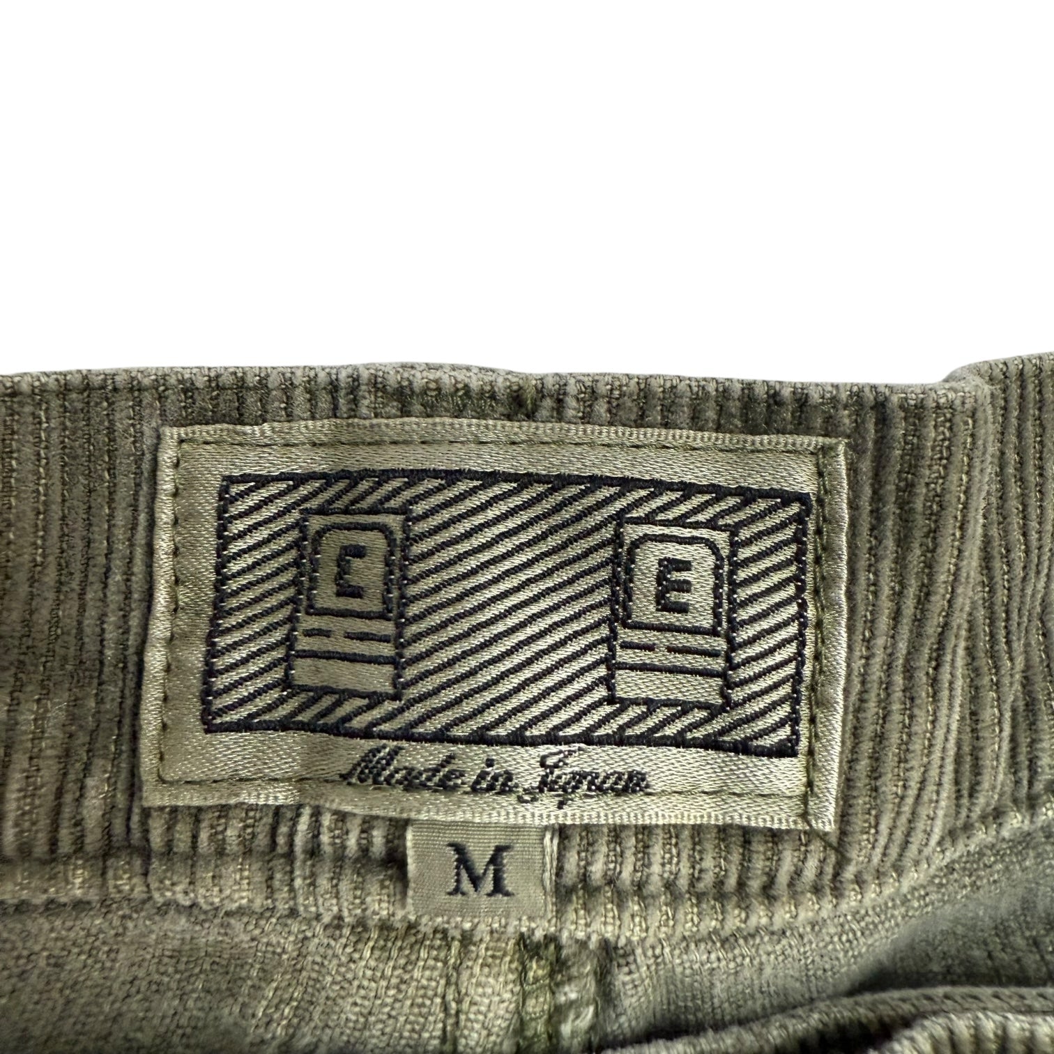 CAV EMPT Overdye Side Panel Corduroy Pants Green/Black